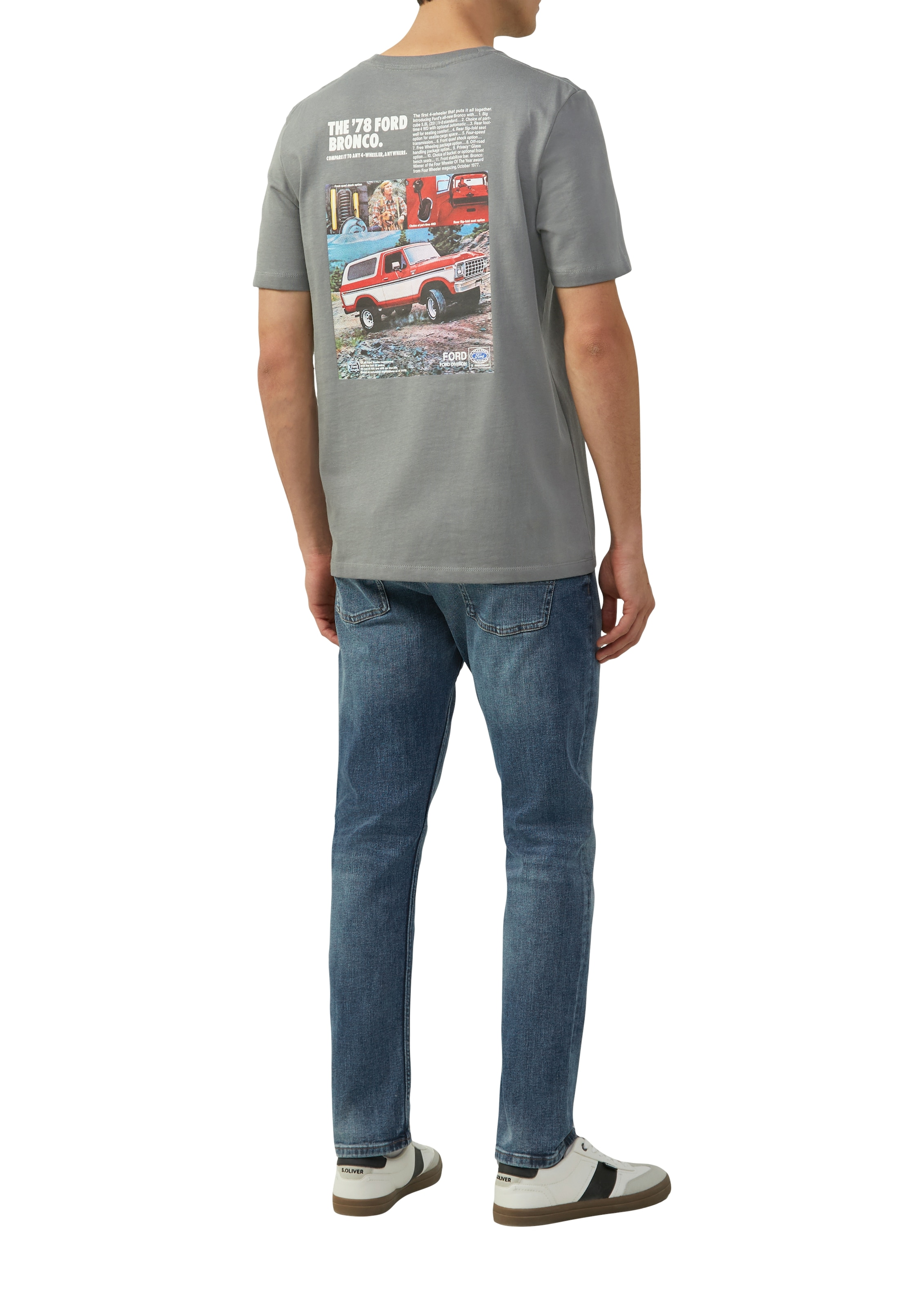 s.Oliver T-Shirt, mit grossem Rückenprint