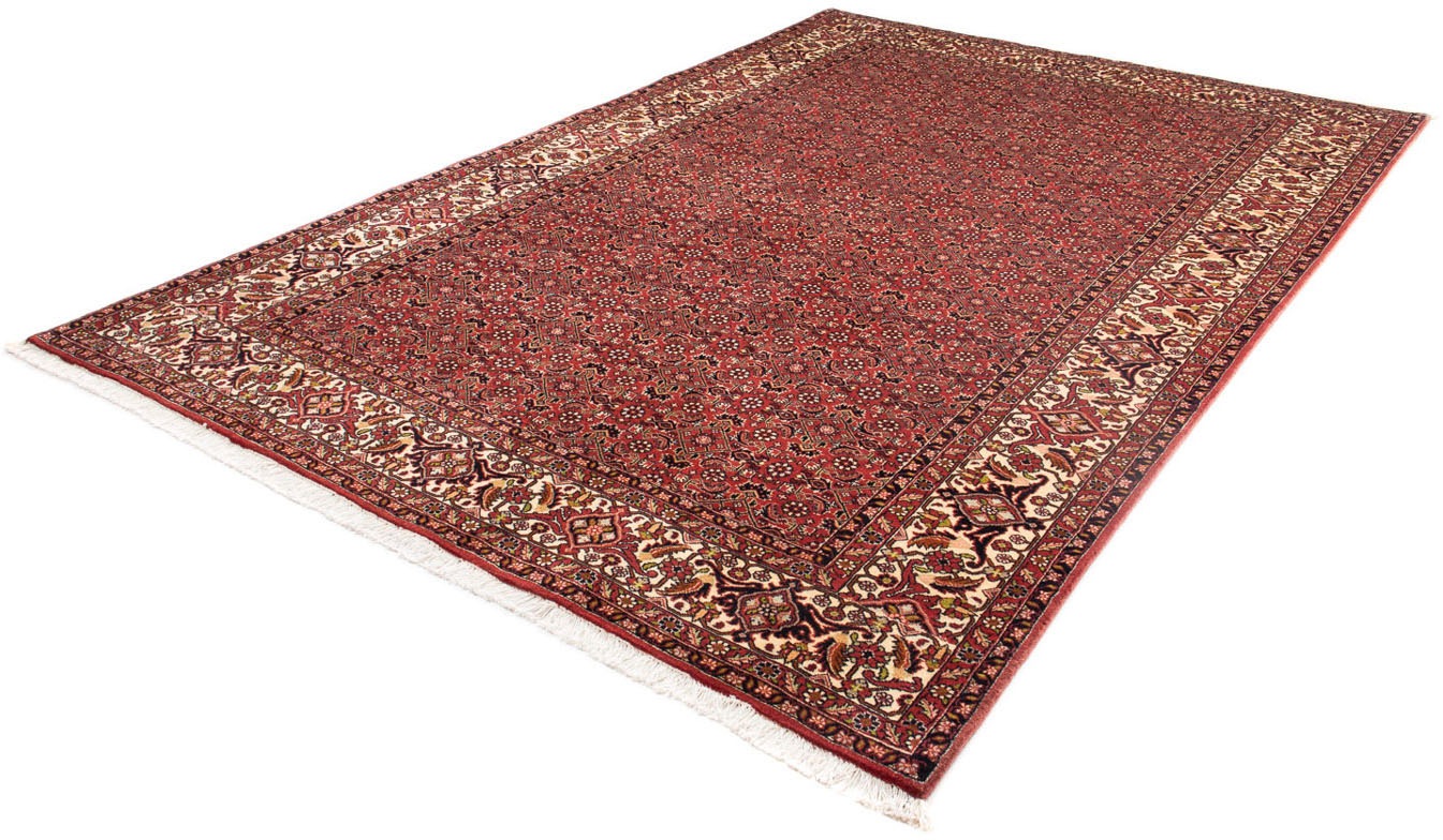 Image of morgenland Orientteppich »Perser - Bidjar - 297 x 197 cm - dunkelrot«, rechteckig, 15 mm Höhe, Wohnzimmer, Handgeknüpft, Einzelstück mit Zertifikat bei Ackermann Versand Schweiz