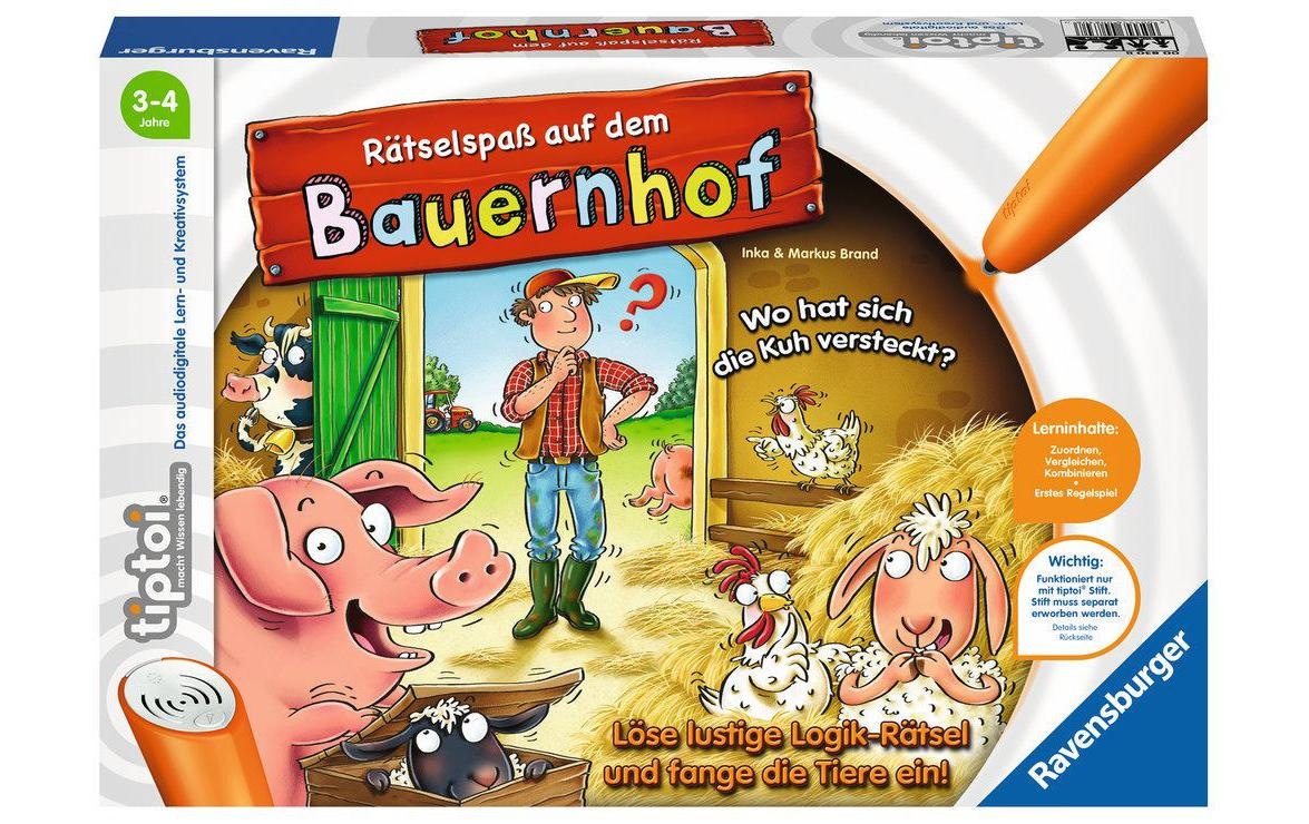 Ravensburger Spiel »tiptoi Spiel Rätselspass auf dem Bauernhof«