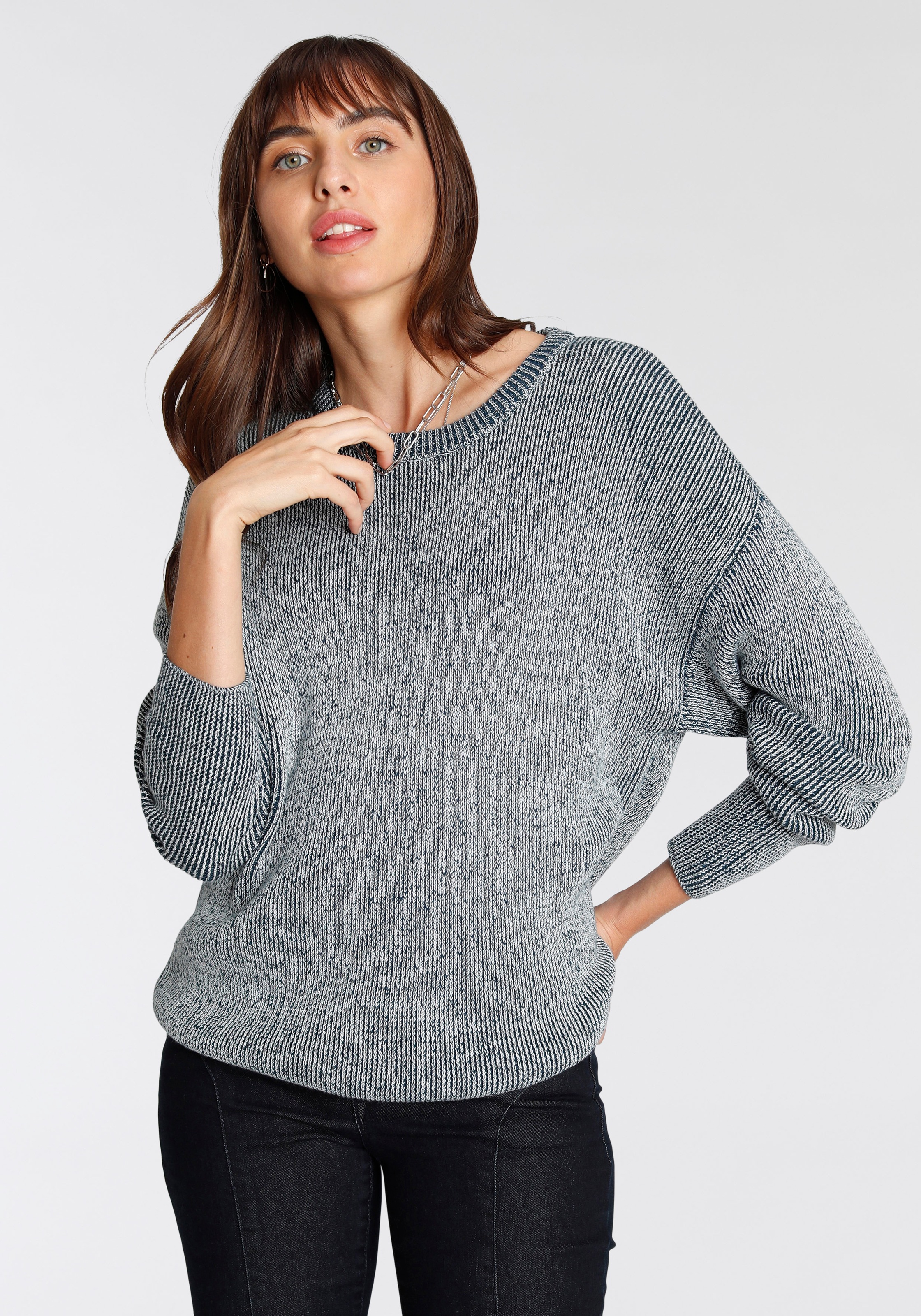 Image of Arizona Strickpullover »in Washed-Optik«, Washed-Optik bei Ackermann Versand Schweiz