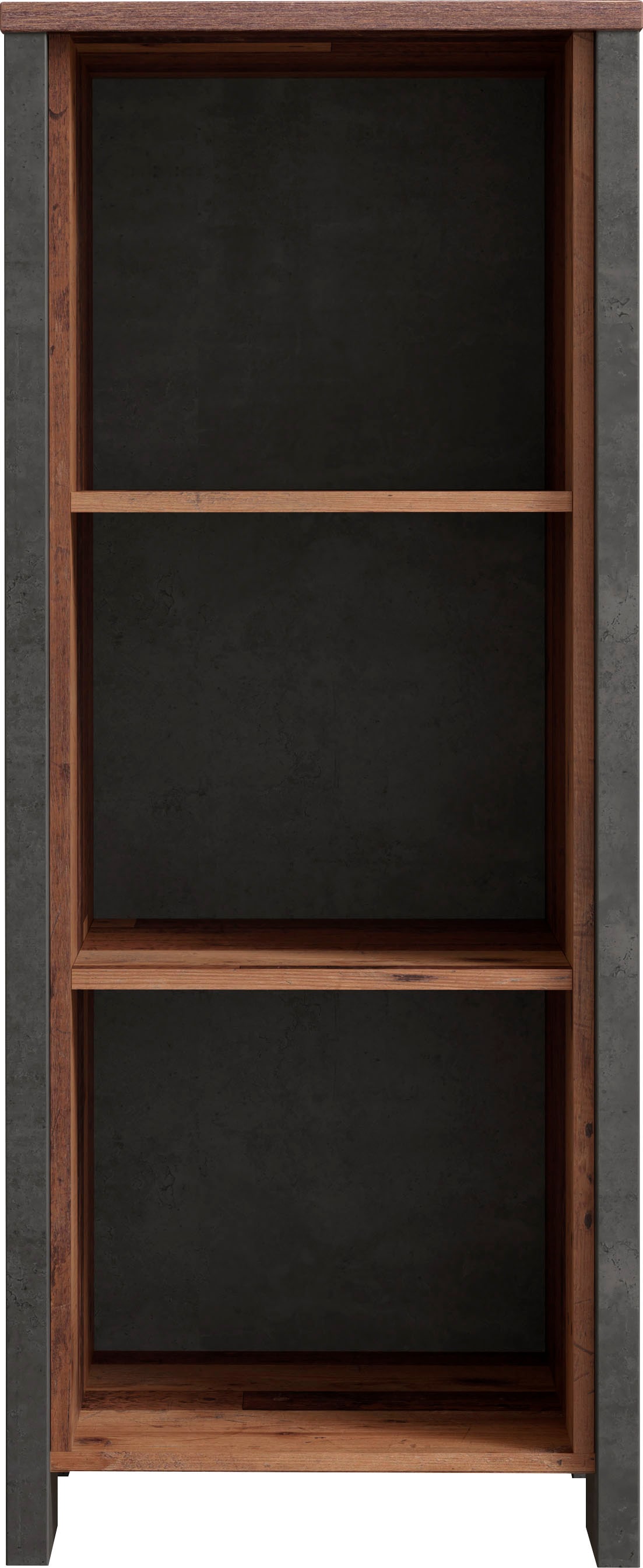 Image of FORTE Aktenregal "Clif" Bücherregal im Industriestil, Höhe 115 cm
