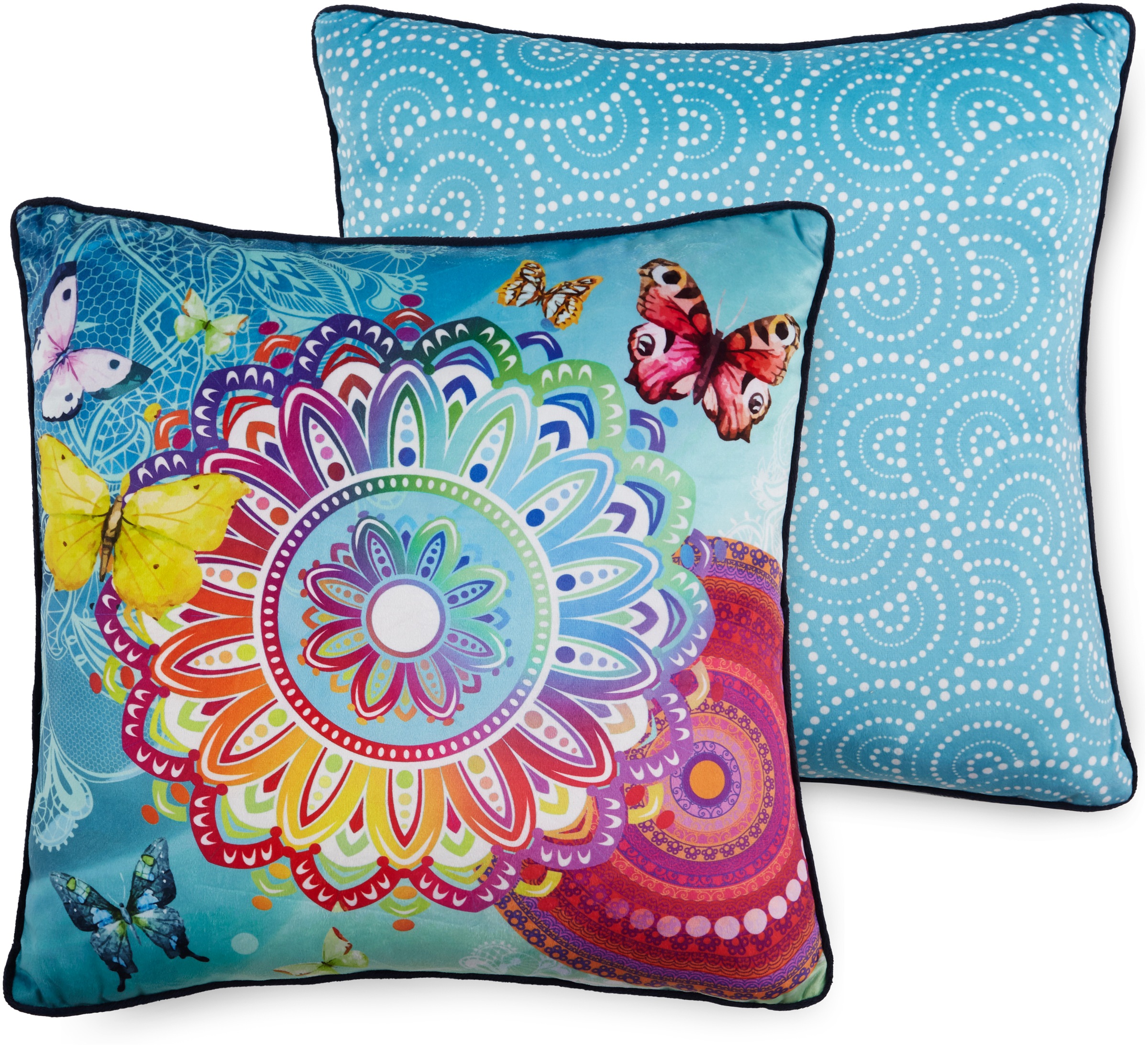 Image of hip Dekokissen »Mystic«, (1 St., 1 48x48 cm Dekokissen-Mit Biese), mit Mandala bei Ackermann Versand Schweiz