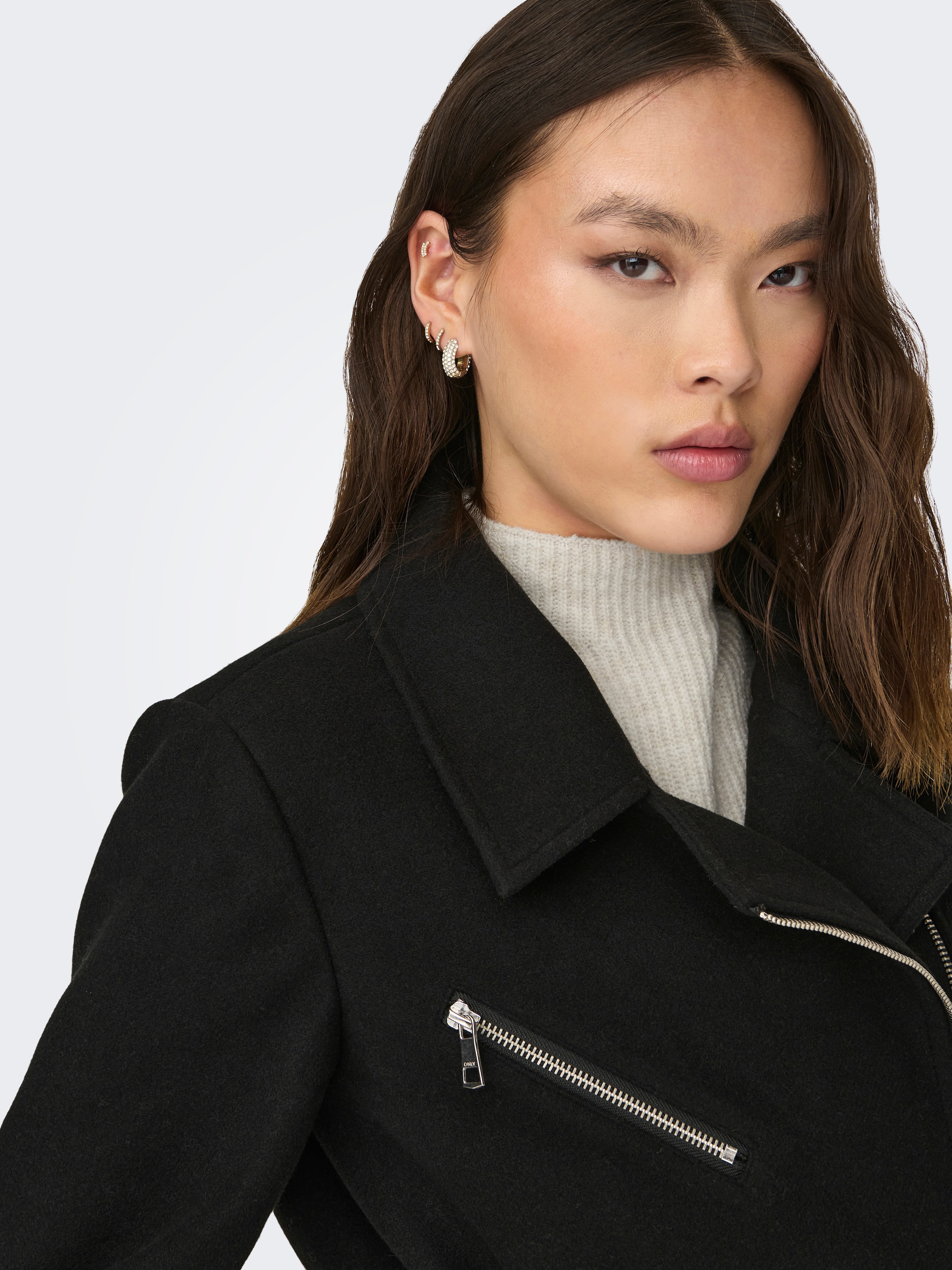 ONLY Kurzmantel »ONLEMILY ZIP BIKER COAT OTW«
