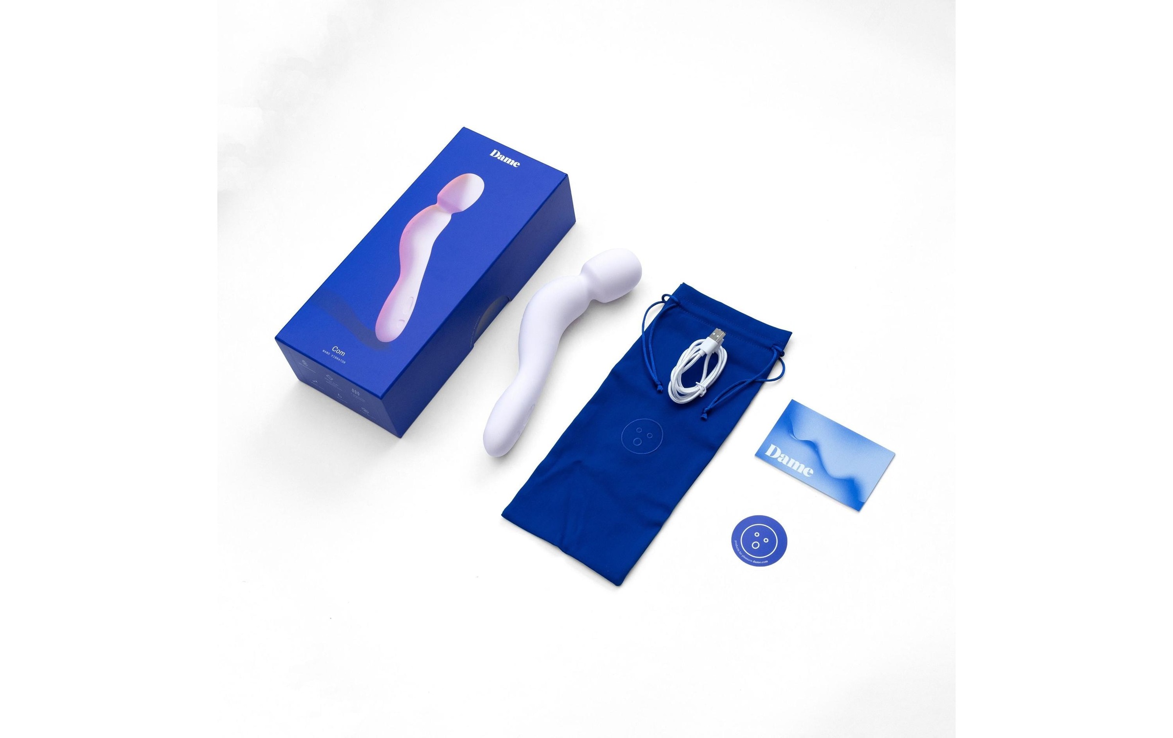   Vibrator »Dame Com Wand Quarz« Hochwertiges Sextoy