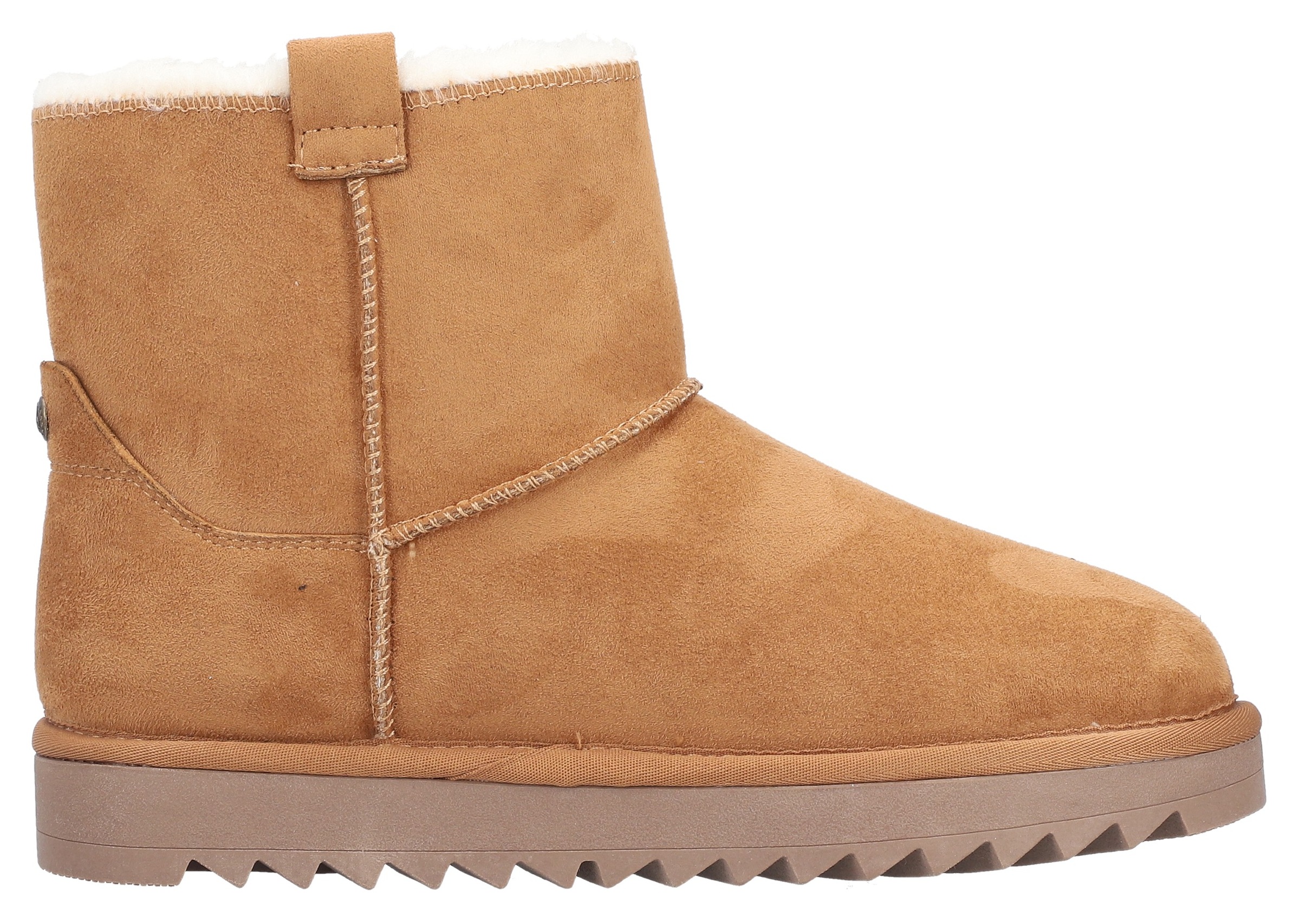 Rieker Winterboots  Plateauboots, Winterstiefelette, mit Anziehlaschen und Warmfutter