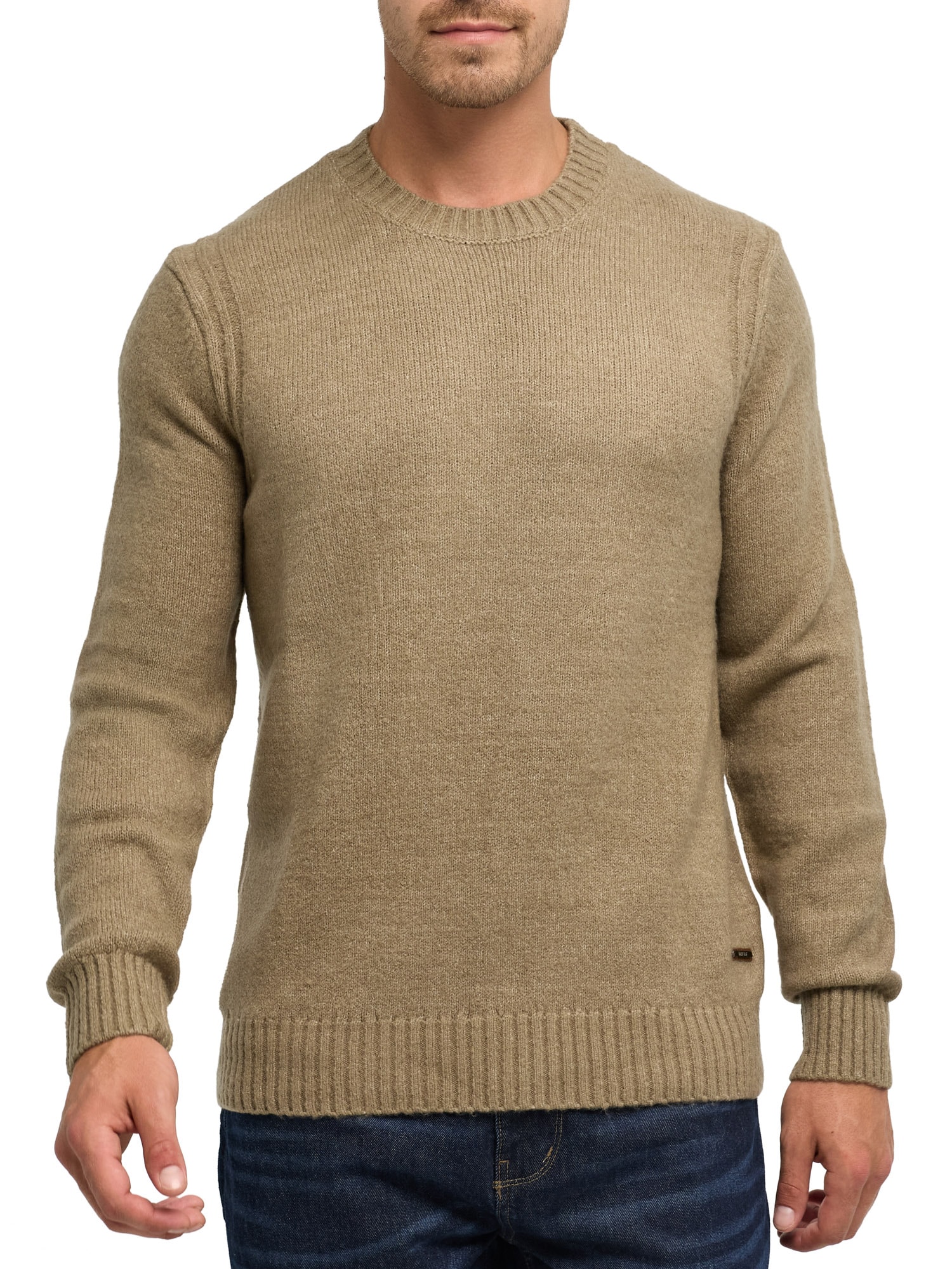 Image of Indicode Rundhalspullover "INVestdale o-neck" Materialmix, regular fit