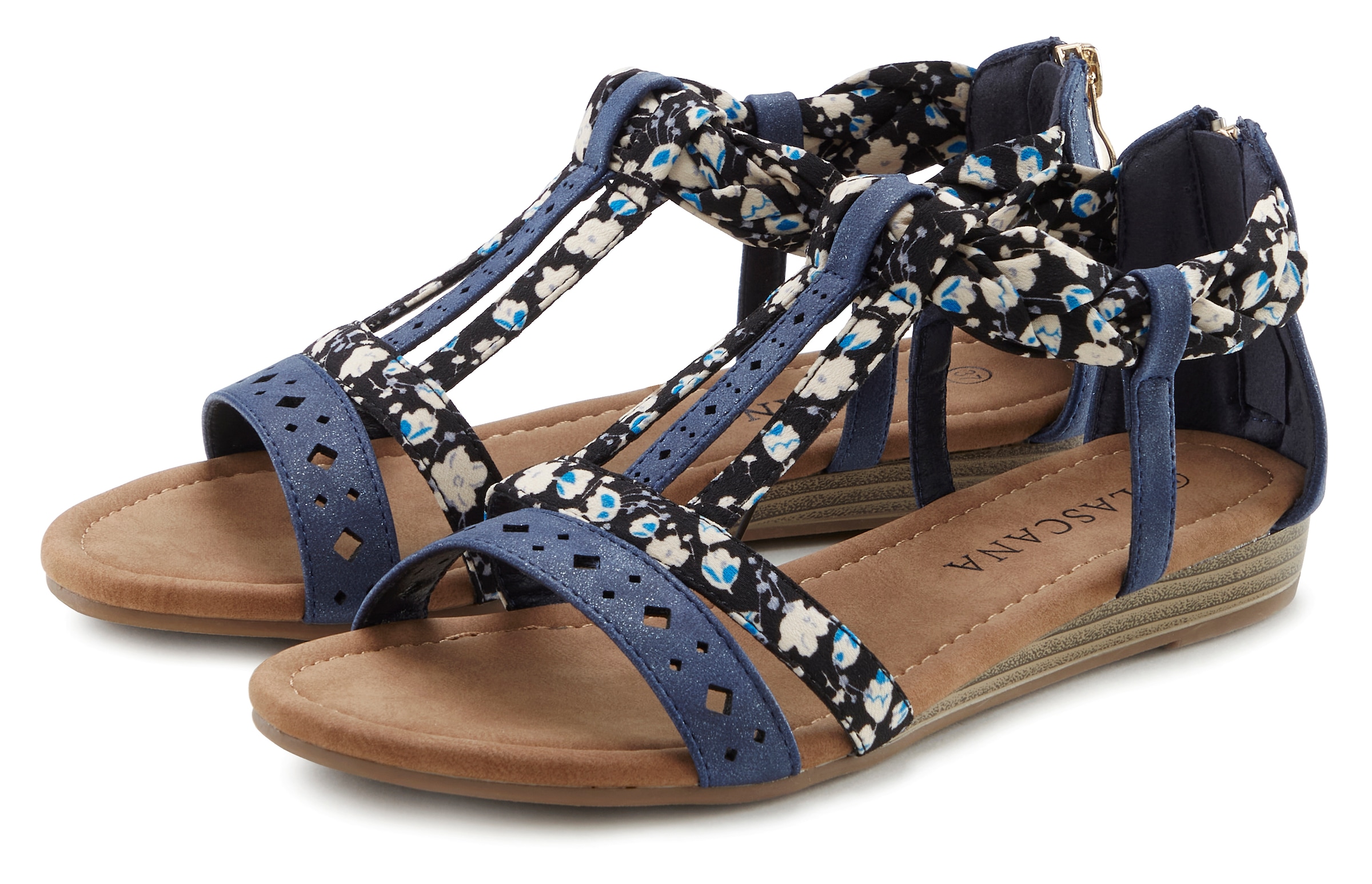 Image of LASCANA Sandale "Sommerschuh" Sandalette, Sommerschuh mit Riemchen im Festival-Look VEGAN