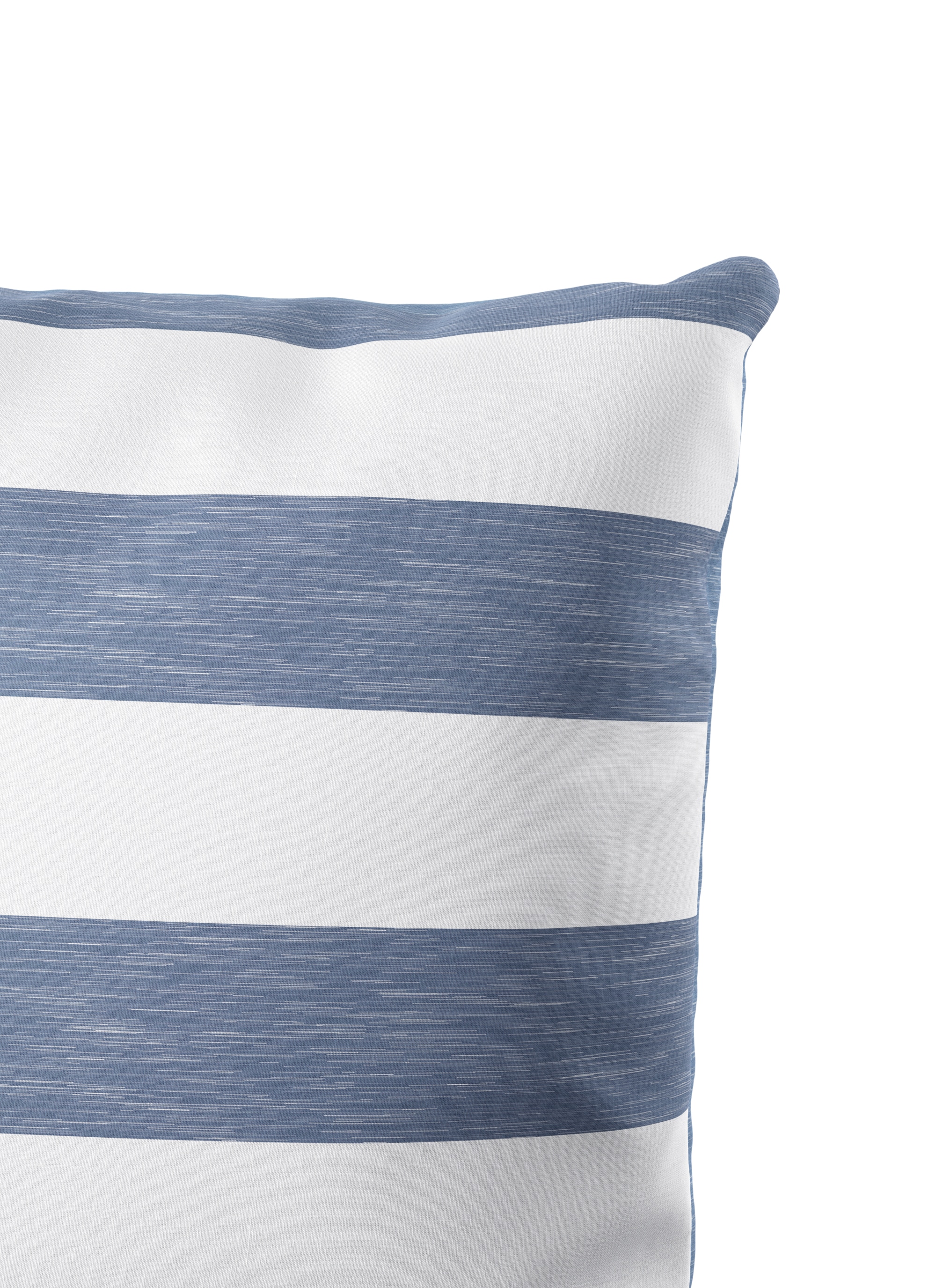 GOODproduct Wendebettwäsche »Big Stripe«, 100% Bio-Baumwolle GOTS zertifiziert, Streifen-Design in Melange-Optik