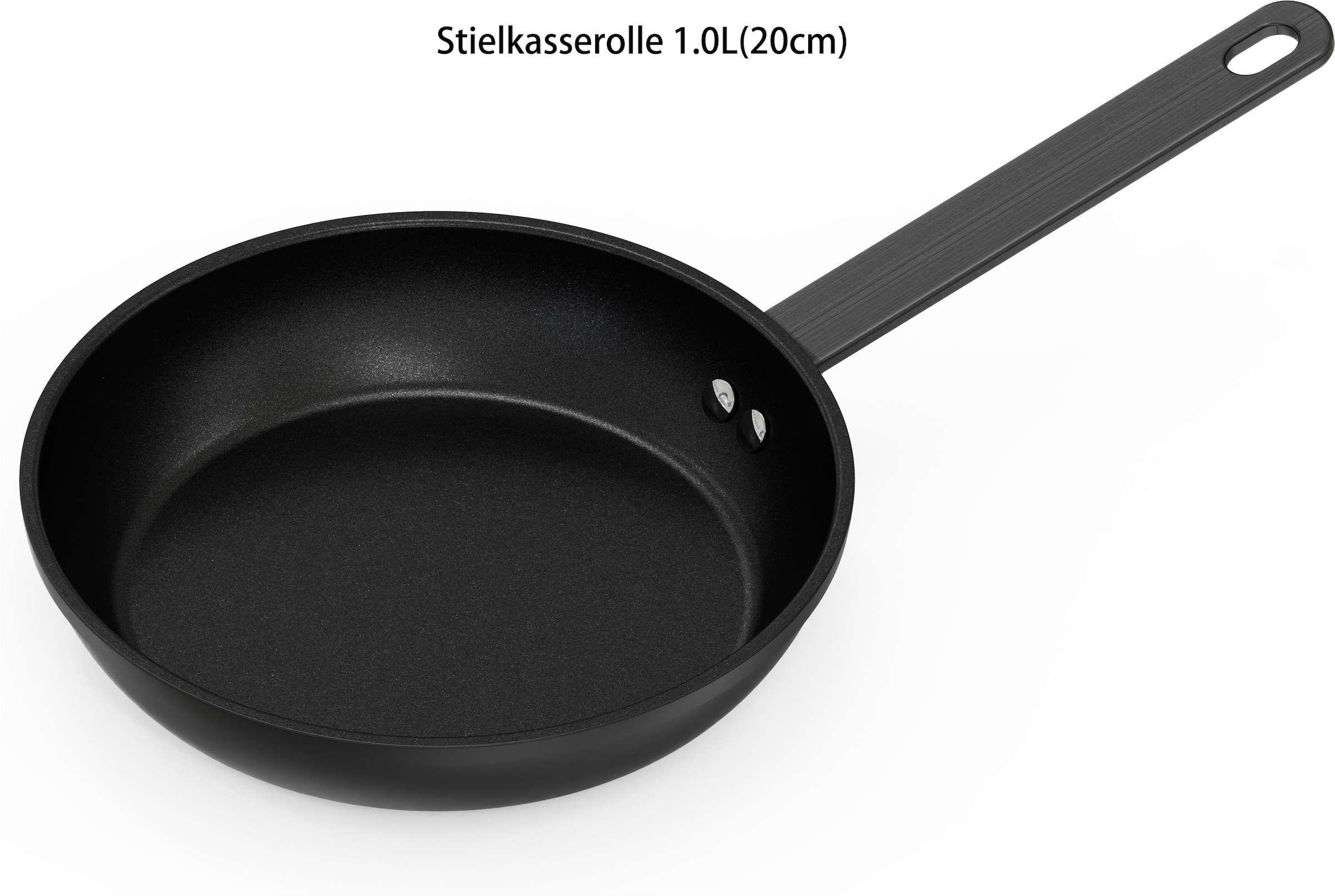 Hanseatic Bratpfanne »ALU PRO« Aluminium 1 tlg. Profi Pfanne mit Antihaftbeschichtung, für alle Herdarten, Induktion