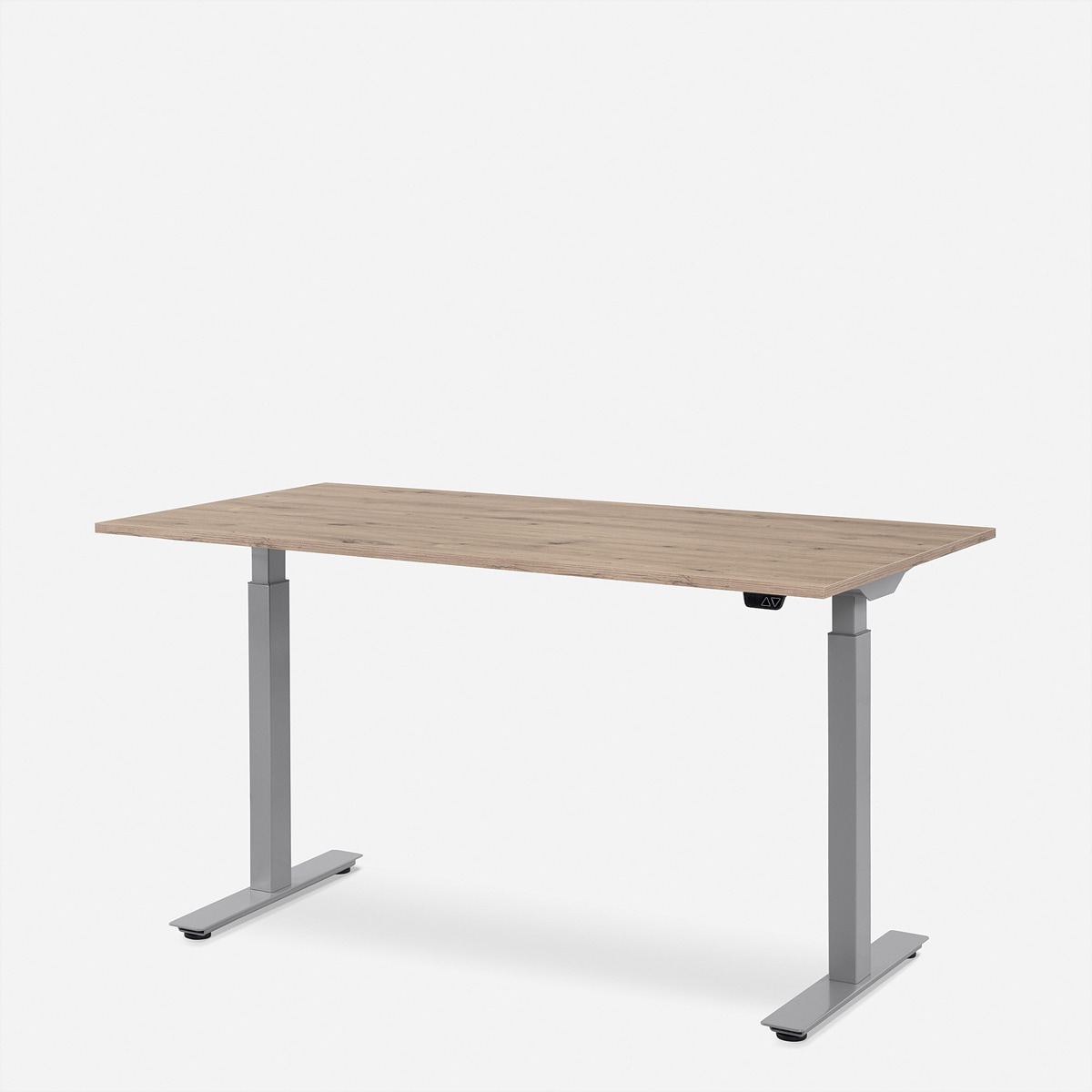 Schreibtische »WRK21 Schreibtisch Smart 120 x 80 cm, Höhenverstellbar, Kendal Eiche / Grau«
