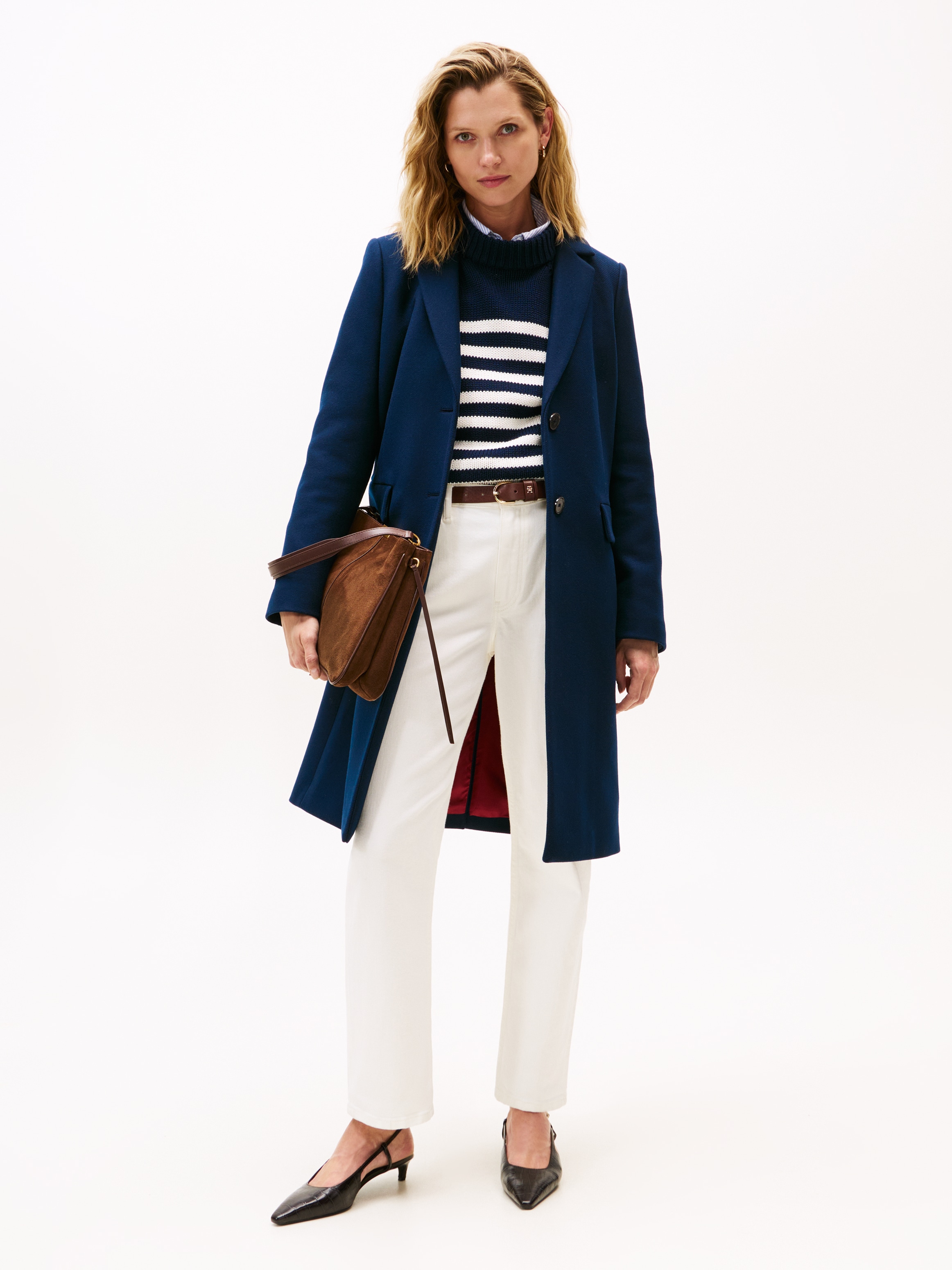 Tommy Hilfiger Langmantel »CLASSIC SB WOOL REG COAT« mit Wolle und Kaschmiranteil
