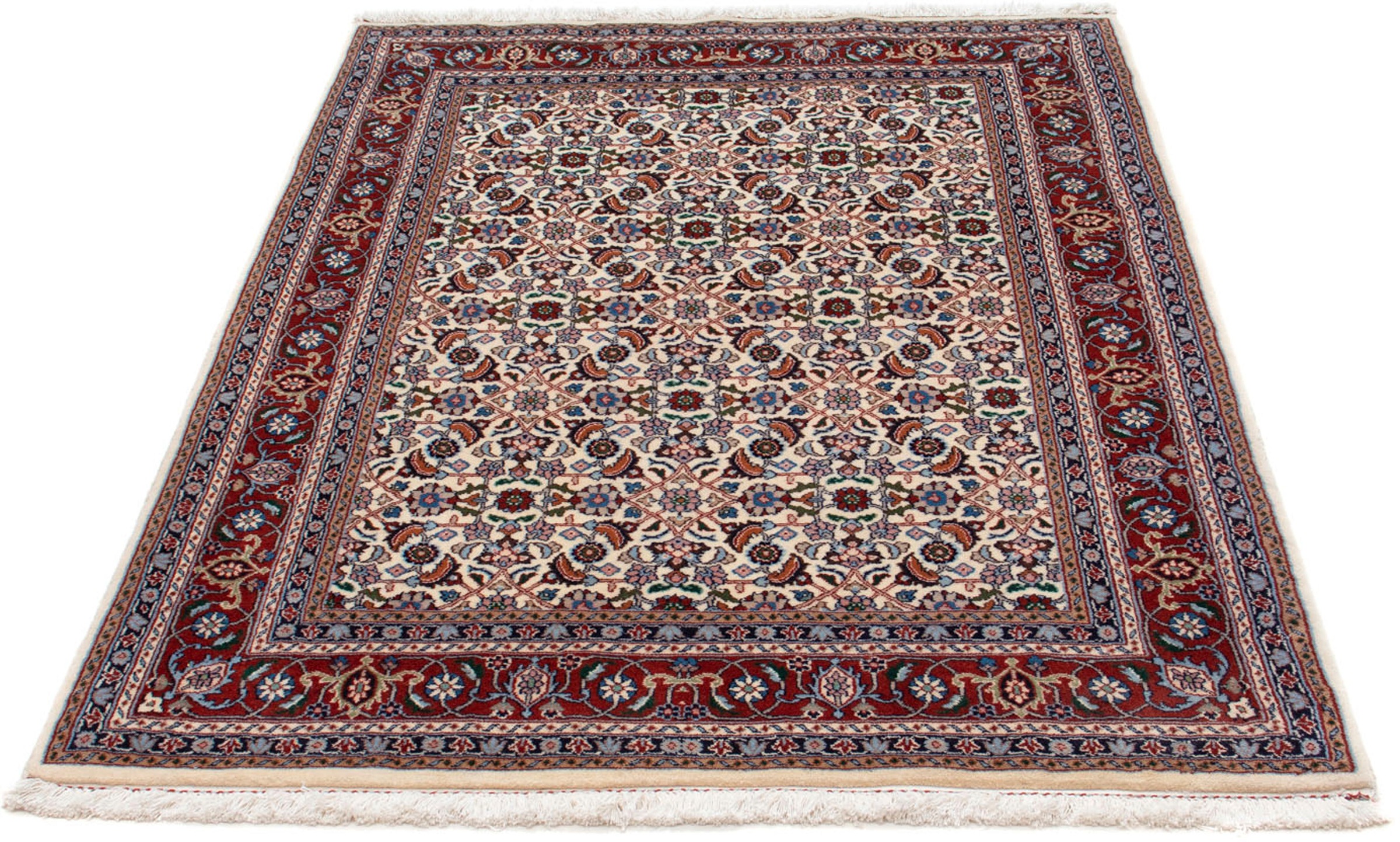 Image of morgenland Orientteppich »Perser - Classic - 154 x 108 cm - beige«, rechteckig, 10 mm Höhe, Wohnzimmer, Handgeknüpft, Einzelstück mit Zertifikat bei Ackermann Versand Schweiz