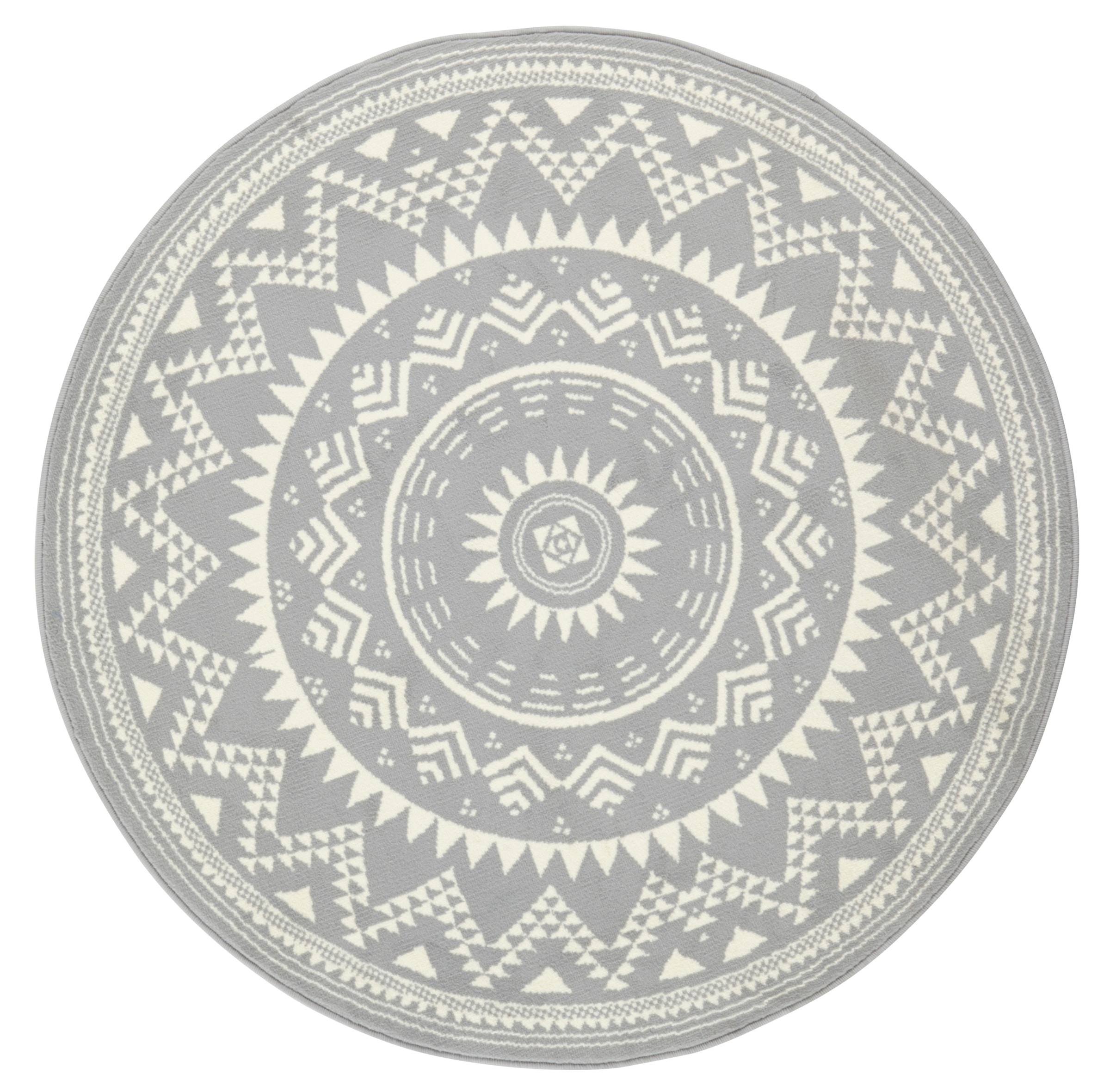 HANSE Home Teppich »Valencia«, rund, 9 mm Höhe, Kurzflor, Modern, Vintage, Mandala, Wohnzimmer, Kinderzimmer, Flur