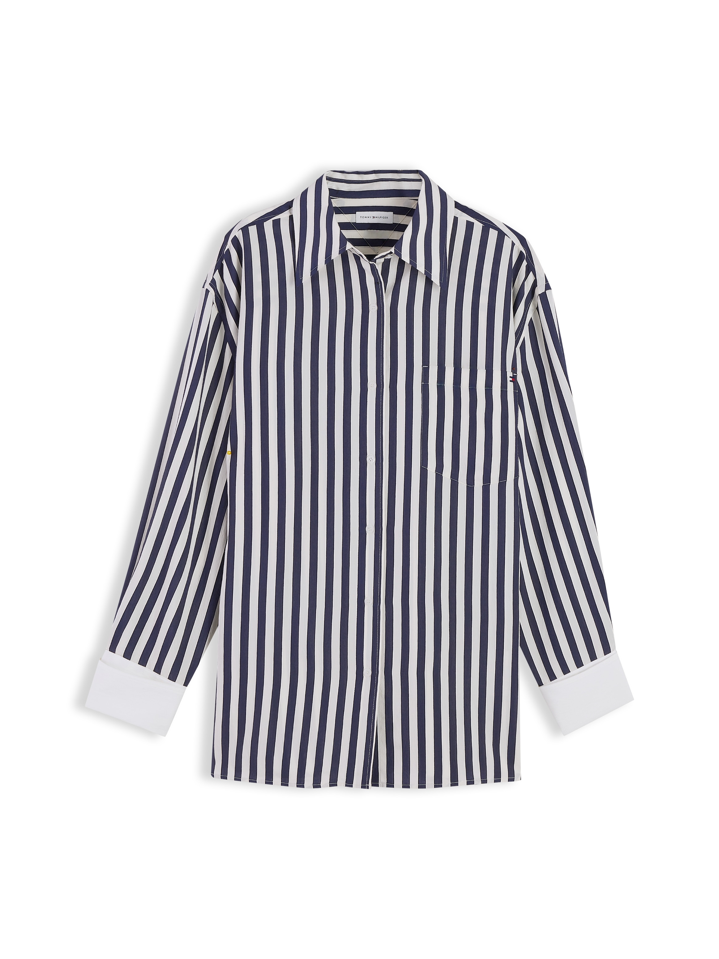 Tommy Hilfiger Langarmbluse »FLUID DOUBLE CUFF SHIRT« Viskosemischung
