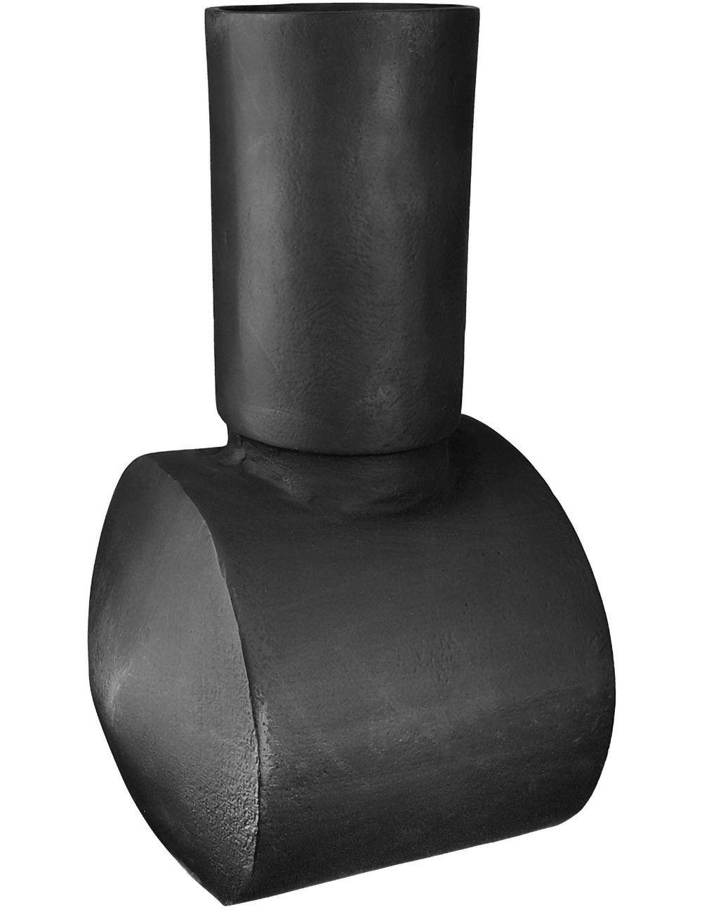 Image of Casablanca by Gilde Dekovase "Vase Train, Höhe ca. 30 cm, aus Aluminium, nicht wasserdicht" Vasenöffnung ca. 9 cm, nur für Dekozwecke geeignet