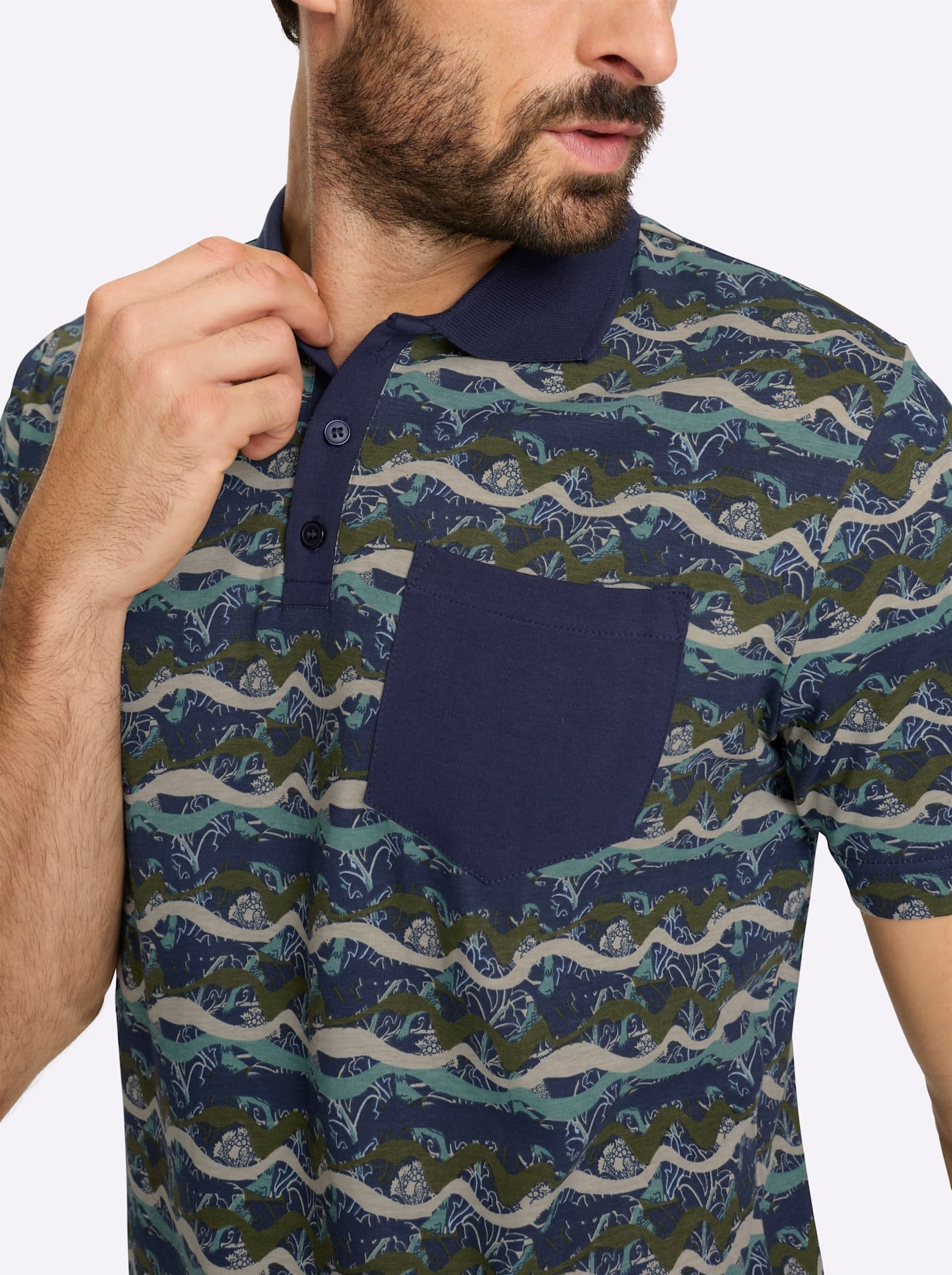 Marco Donati T-shirt à manches courtes »Kurzarm-Poloshirt«, 1 pièces
