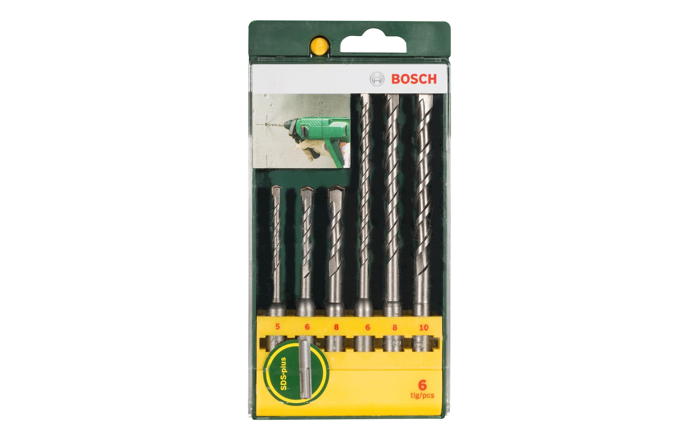 BOSCH Bohrersatz »SDS plus, 6-teilig«, (6 tlg.)