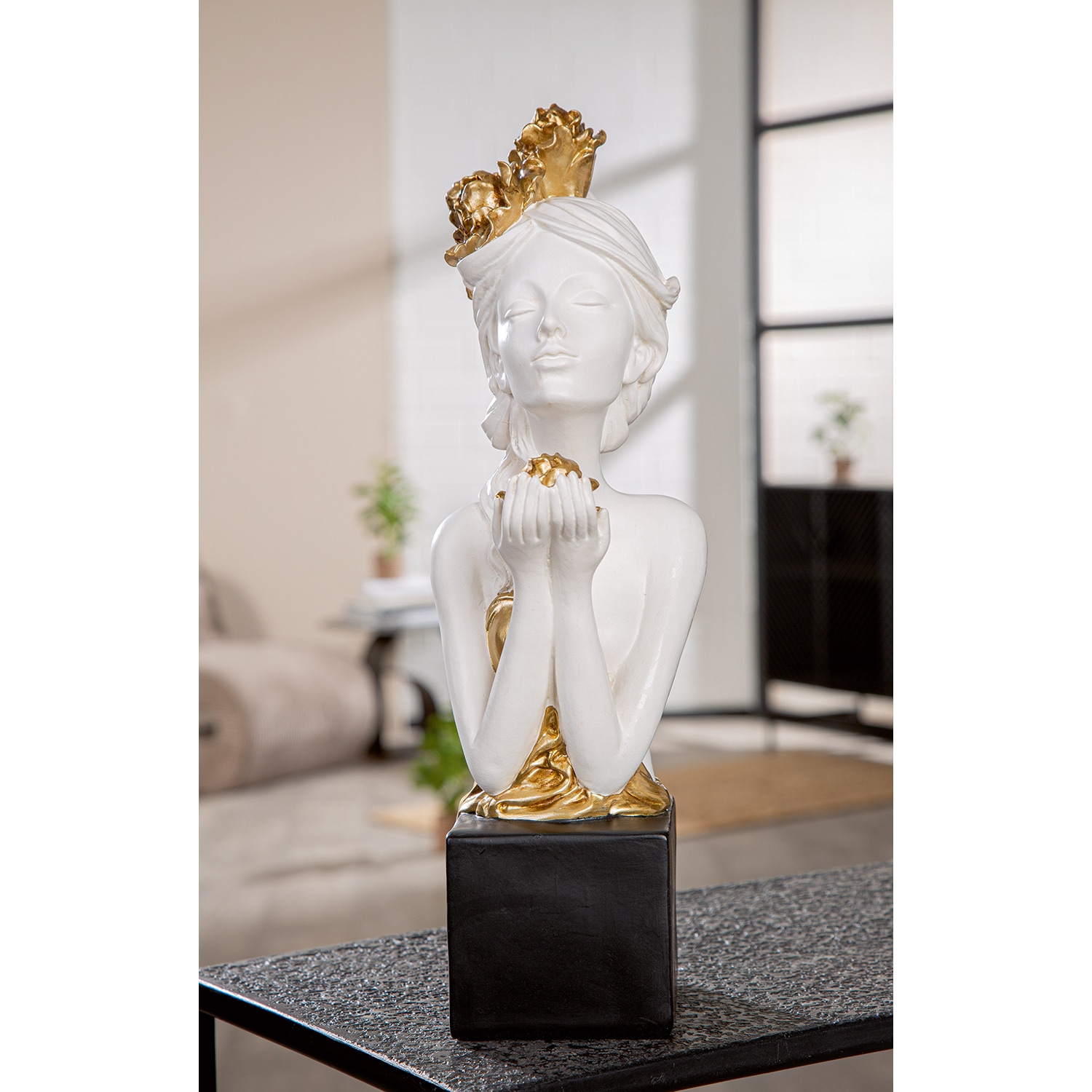 GILDE Dekofigur »Skulptur Rosenliebe« Höhe: 42 cm