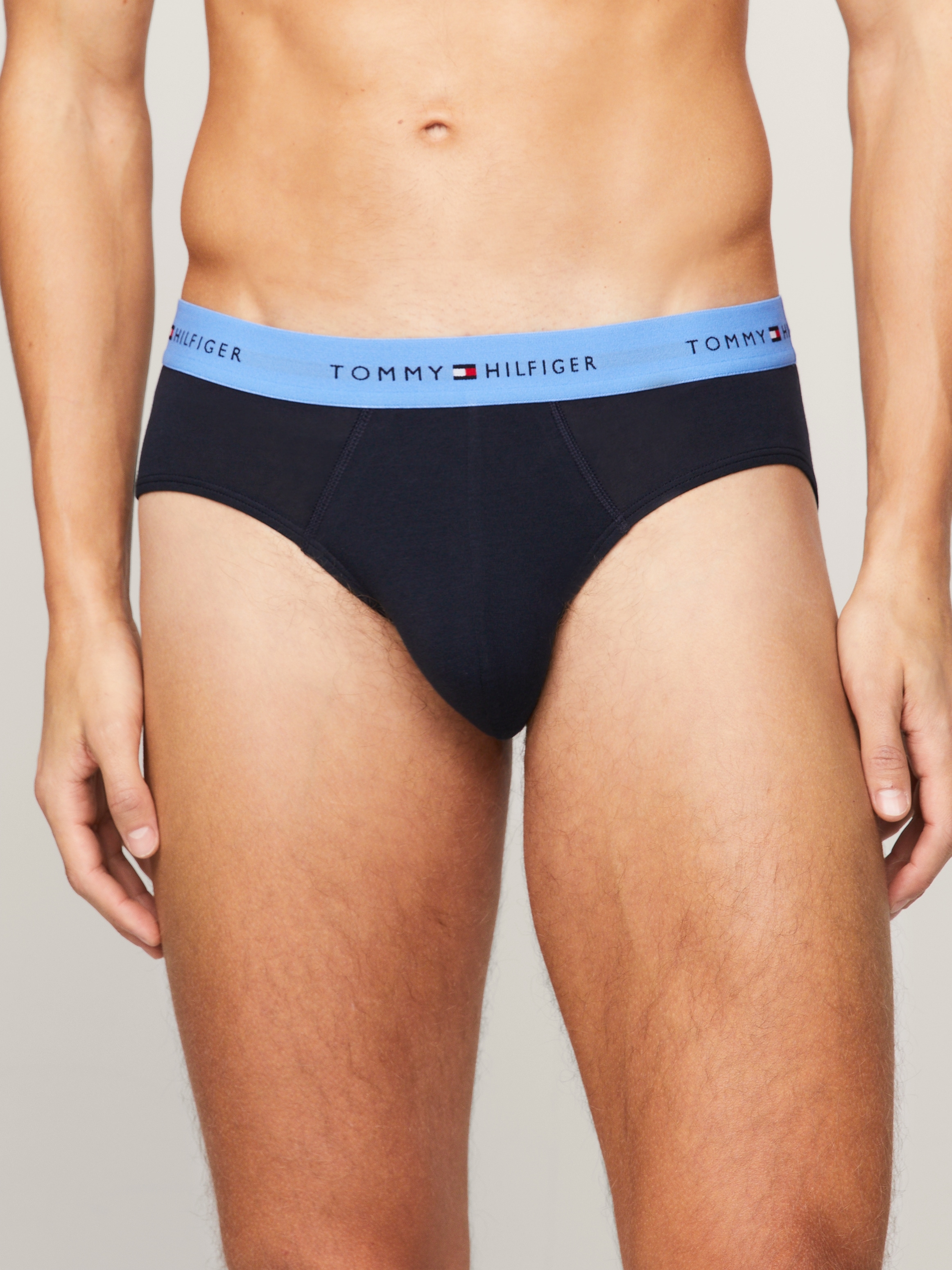 Tommy Hilfiger Underwear Slip »3P BRIEF WB«, (Packung, 3 St., 3er), mit Tommy Hilfiger Logo-Elastikbund