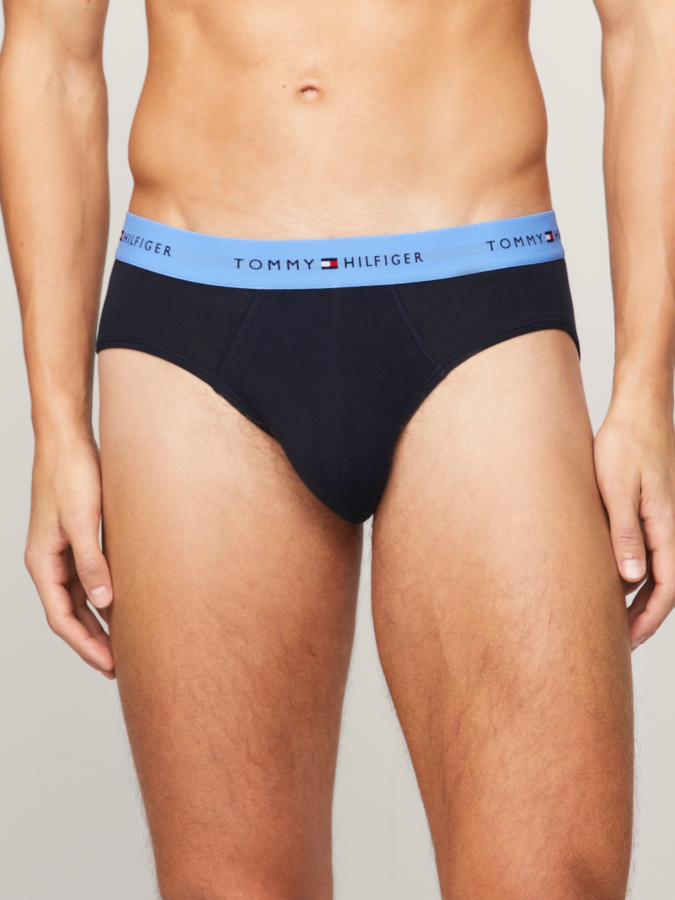 Tommy Hilfiger Underwear Slip »3P BRIEF WB«, (Packung, 3 St., 3er), mit Logobund