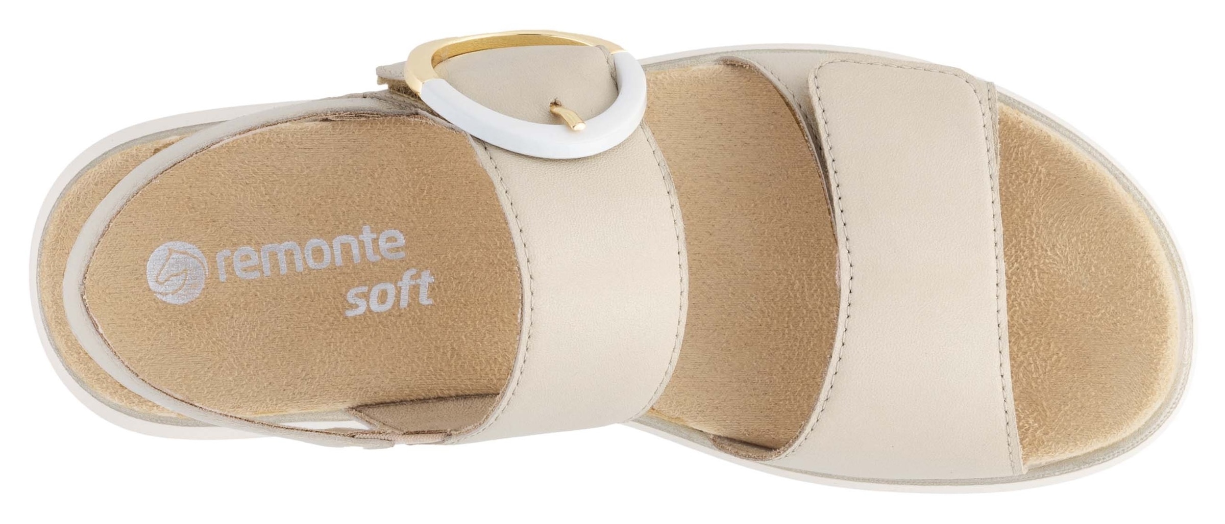 Remonte Sandale à lanières  , Sandale, Bequemschuh, Sommerschuh mit praktischen Klettverschlüssen