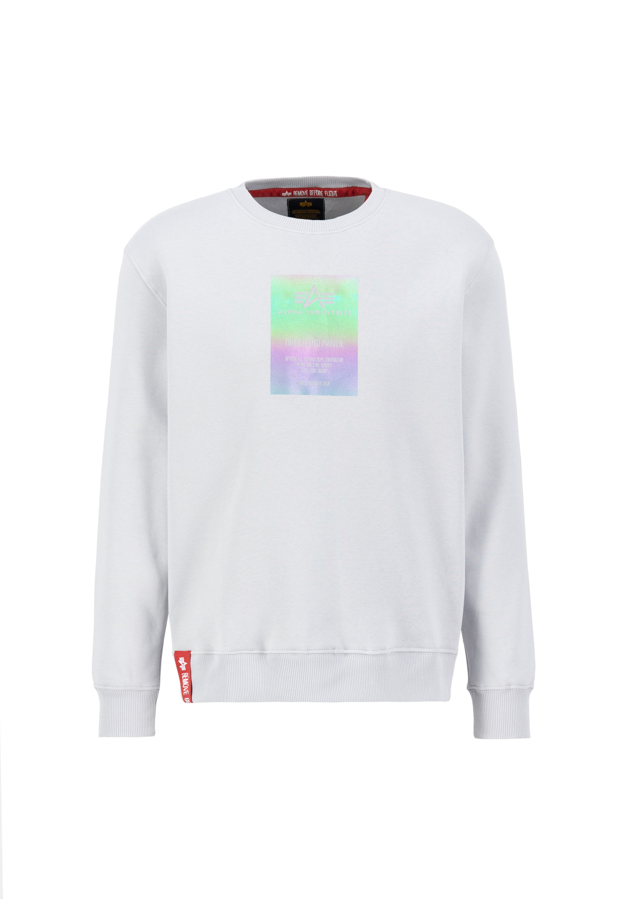 Alpha Industries Sweater »Rainbow Refl. Label Sweater«
