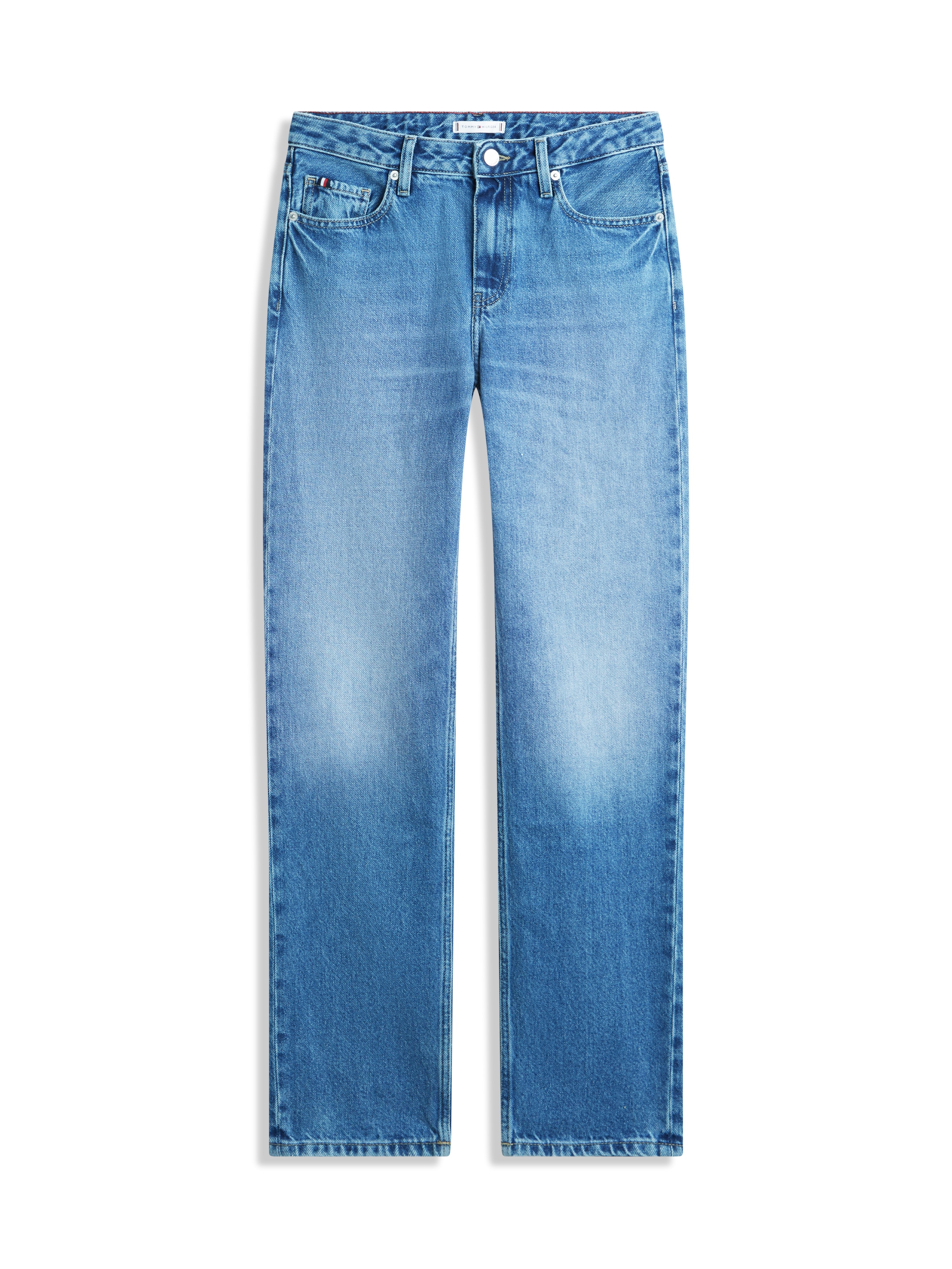 Tommy Hilfiger Jeans droit mit dezenter Logostickerei
