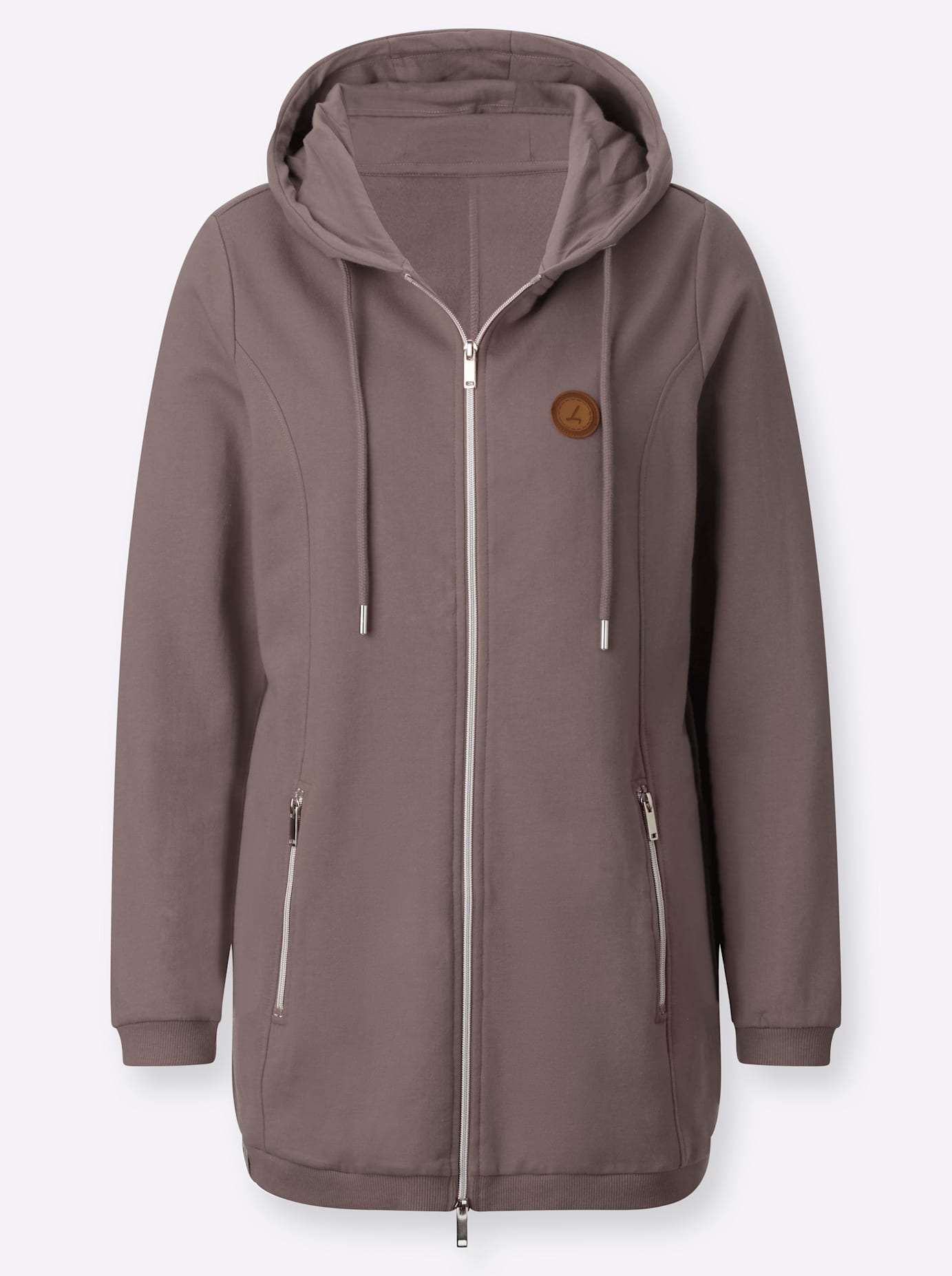 Casual Looks Shirtjacke »Sweatjacke«, (1 tlg.)