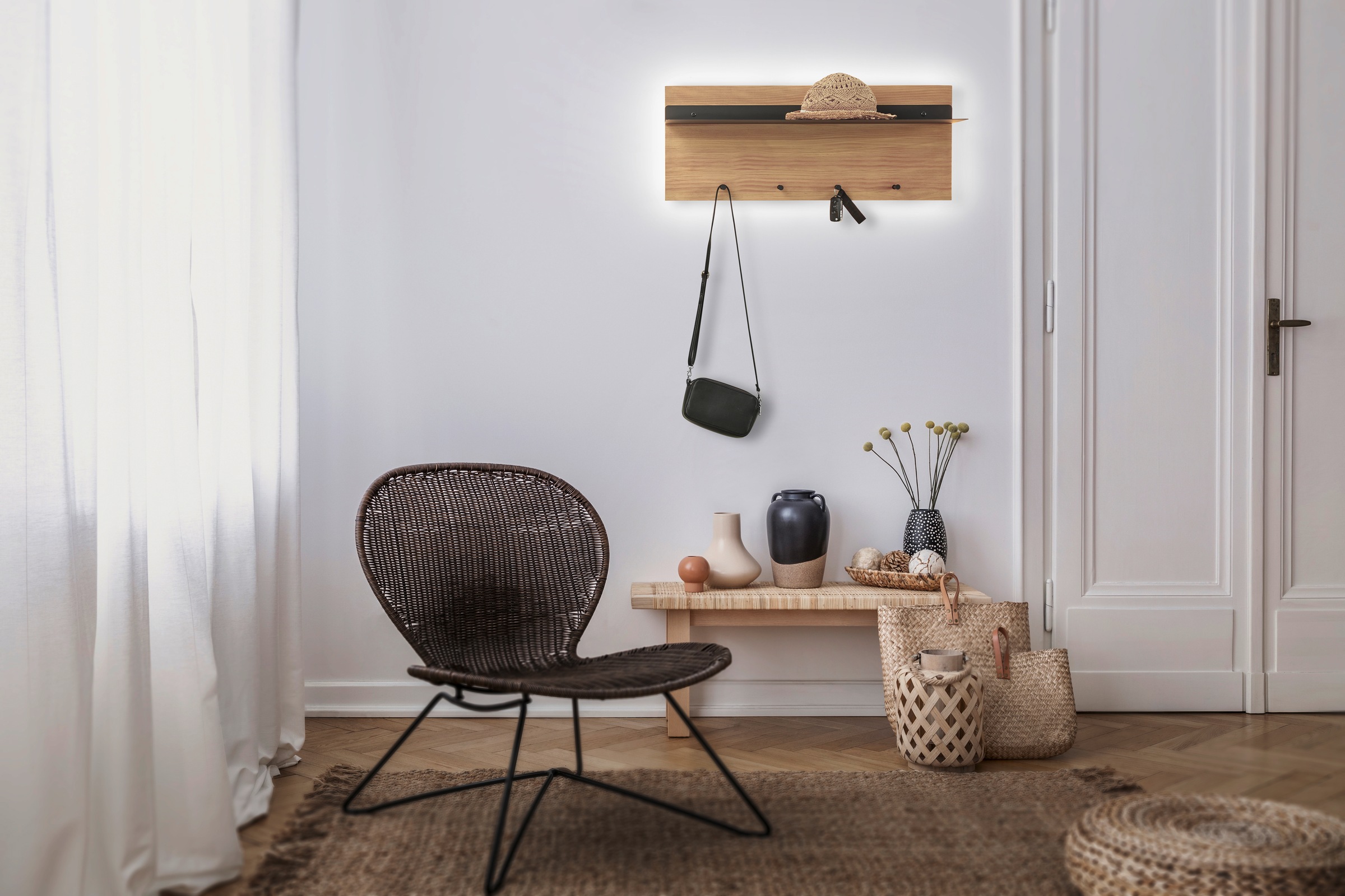 MIRRORS AND MORE Wandgarderobe »Samantha« 1 Stk. tlg.