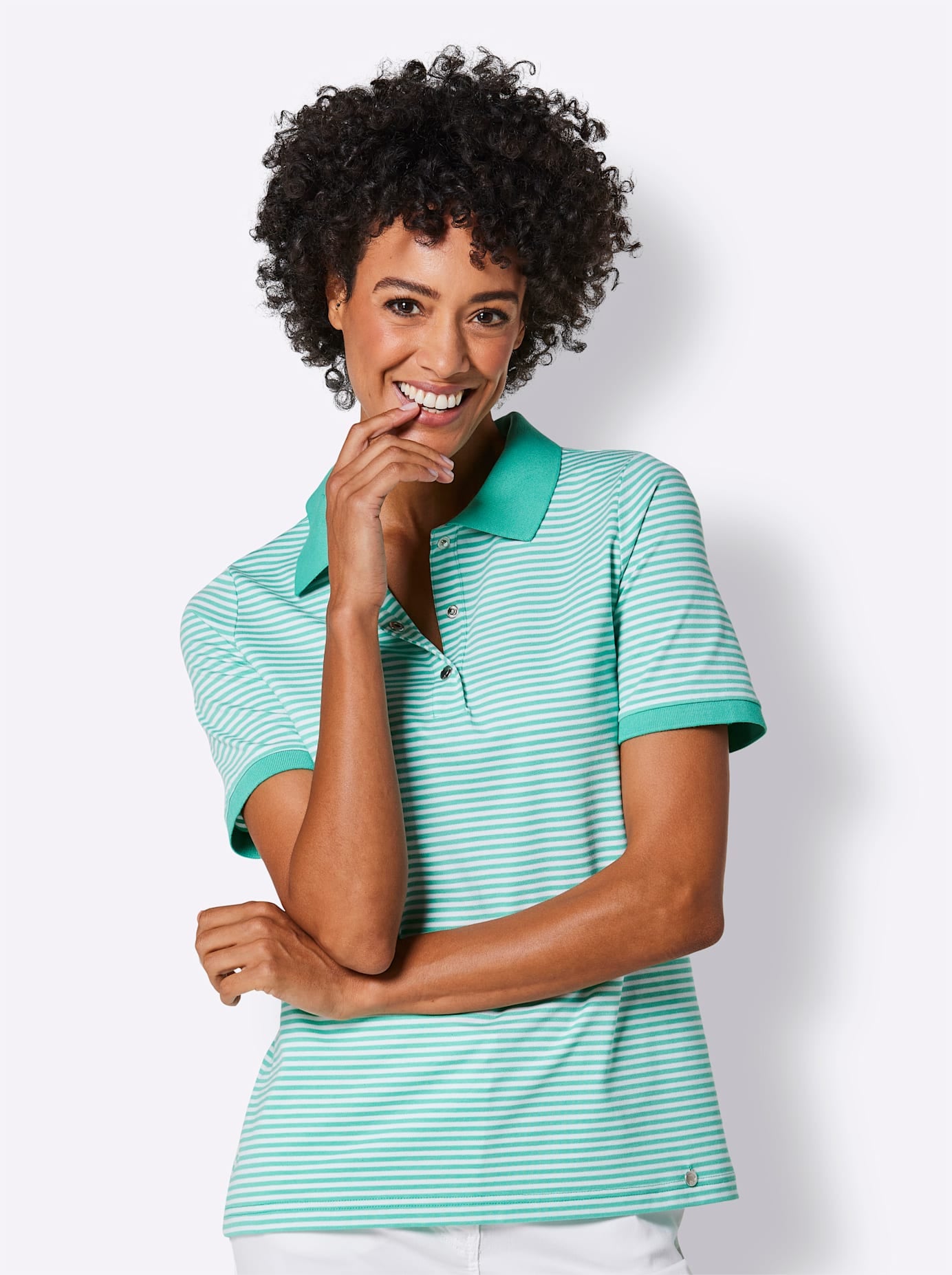 Image of CREATION L PREMIUM Poloshirt "Lyocell-Baumwoll-Shirt" 1 Stk.
