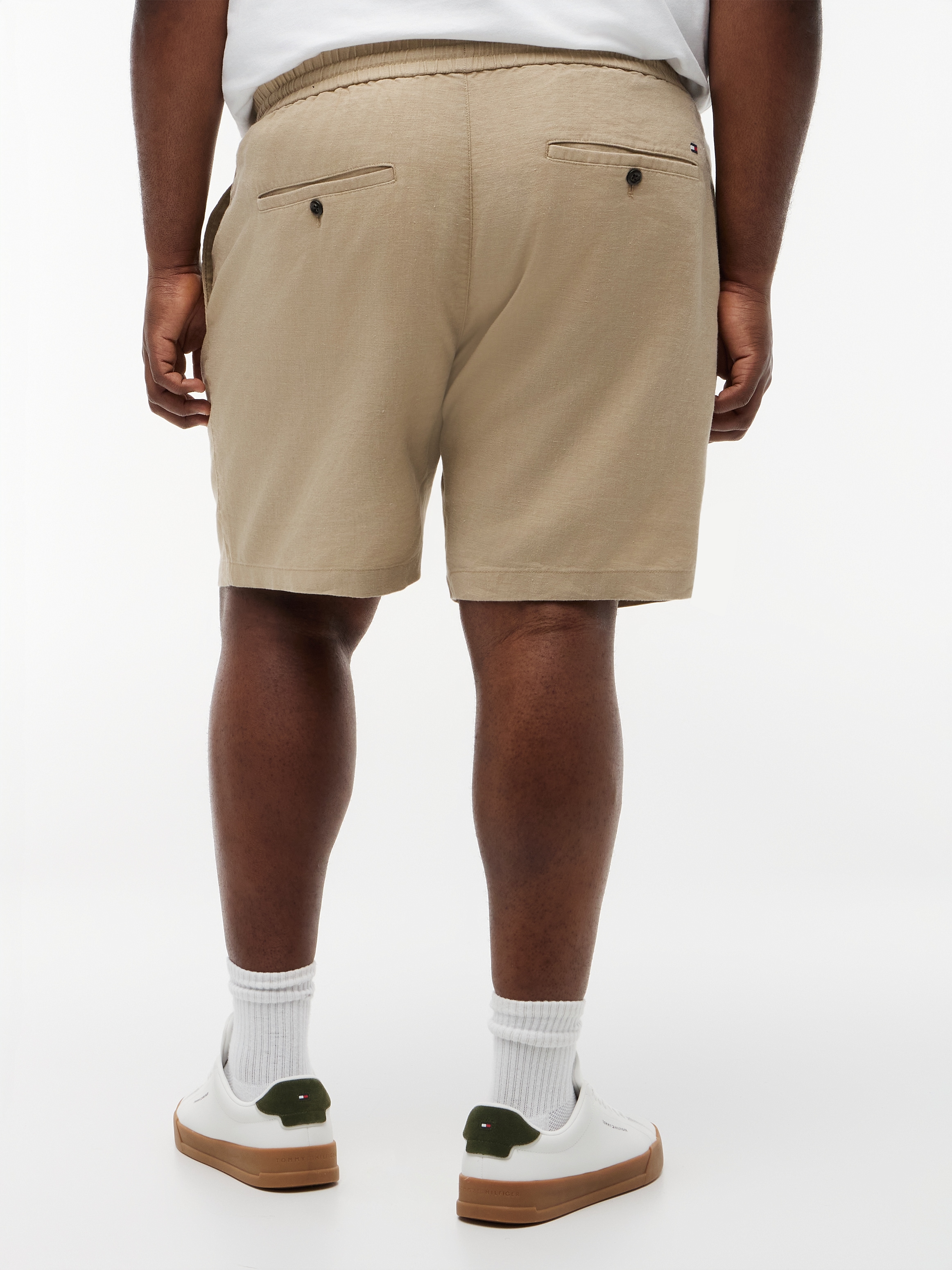 Tommy Hilfiger Big & Tall Chinoshorts »BT-DOVER«  Grosse Grössen, aus Leinenmix, regular fit, elastischer Bund