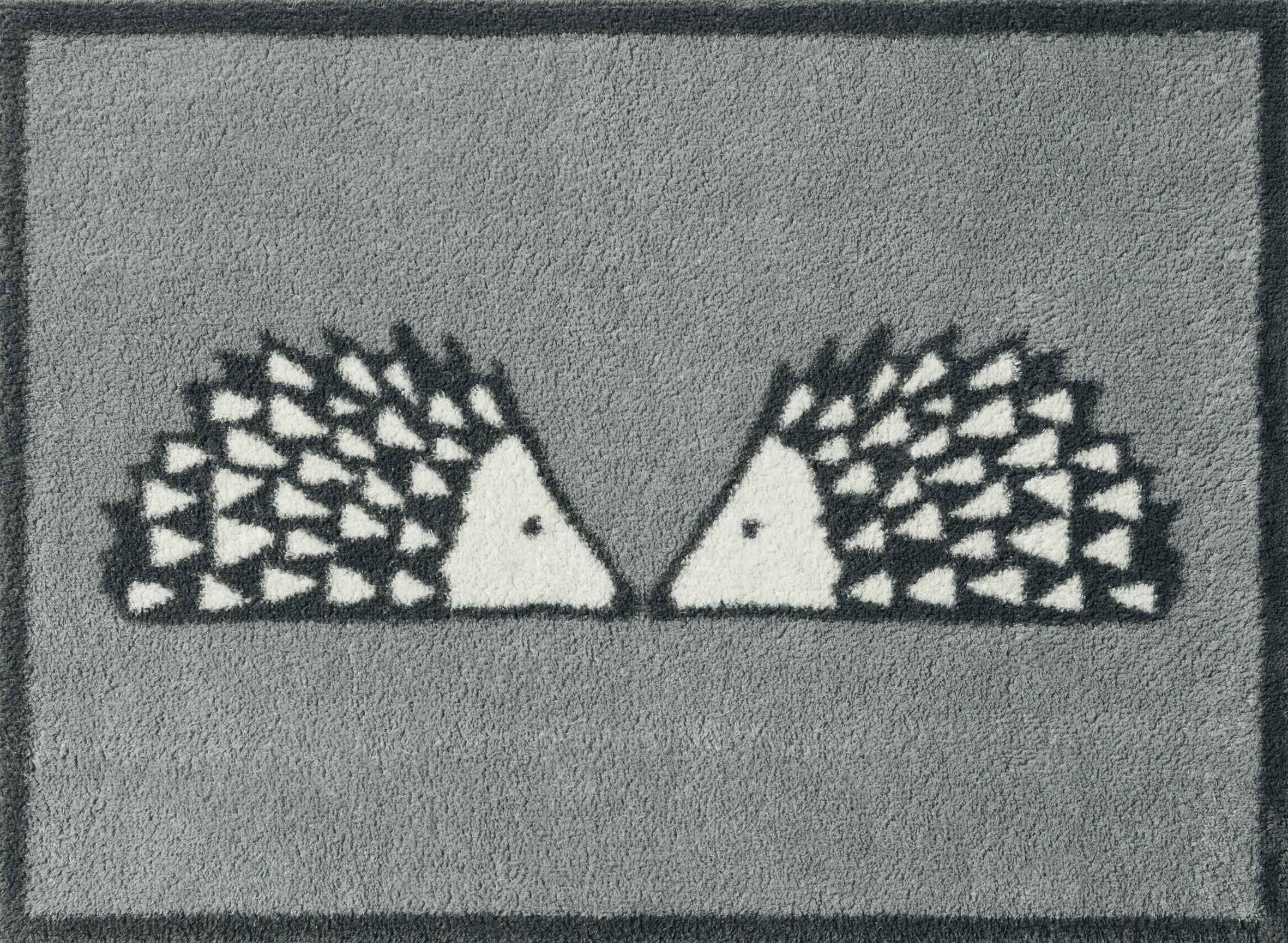 Image of Turtle Mat Fussmatte "Kissing Spike Slate" rechteckig 9 mm Höhe