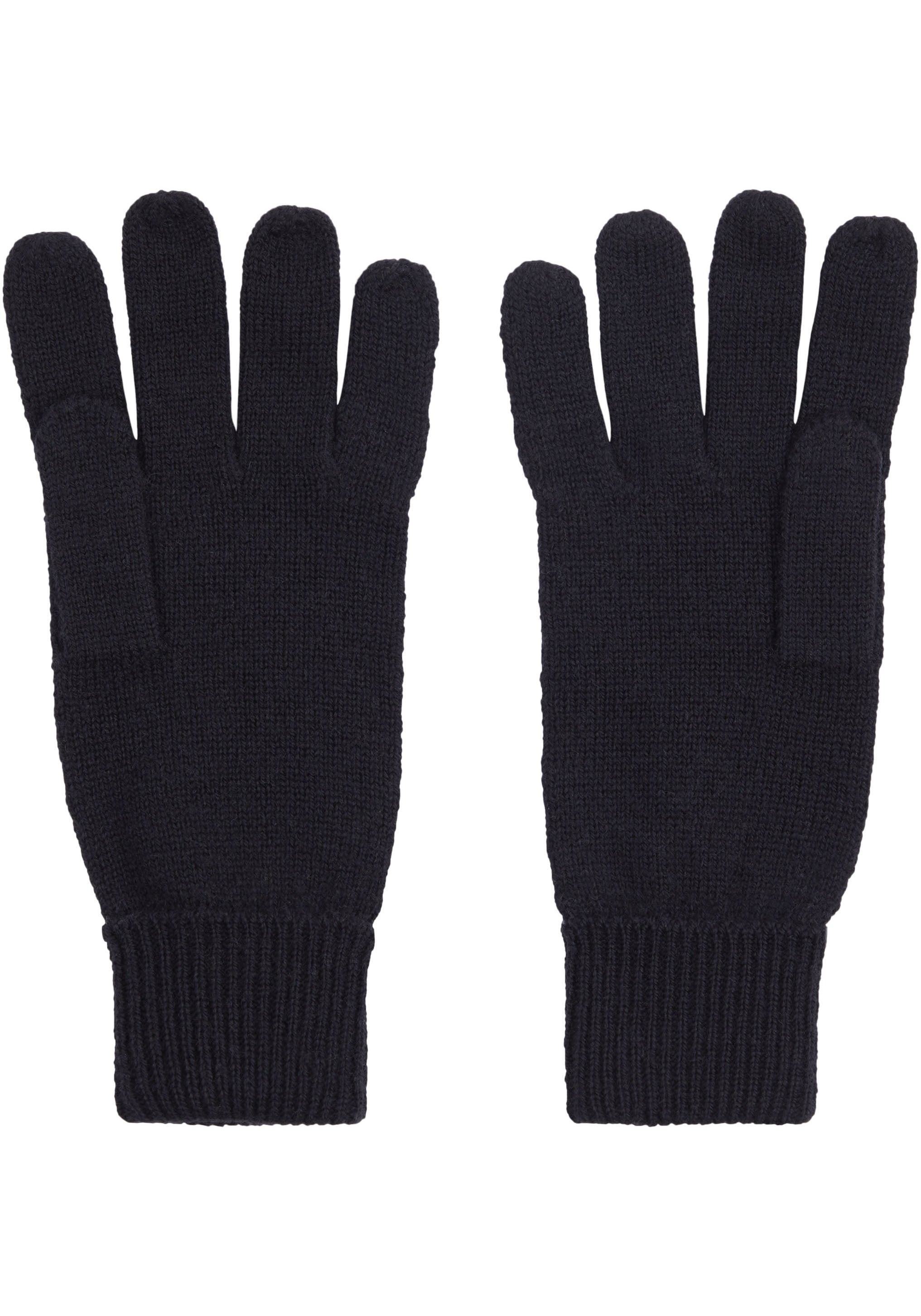 Calvin Klein Strickhandschuhe »CK METAL CHUNKY RIB GLOVES«, mit Logozeichen