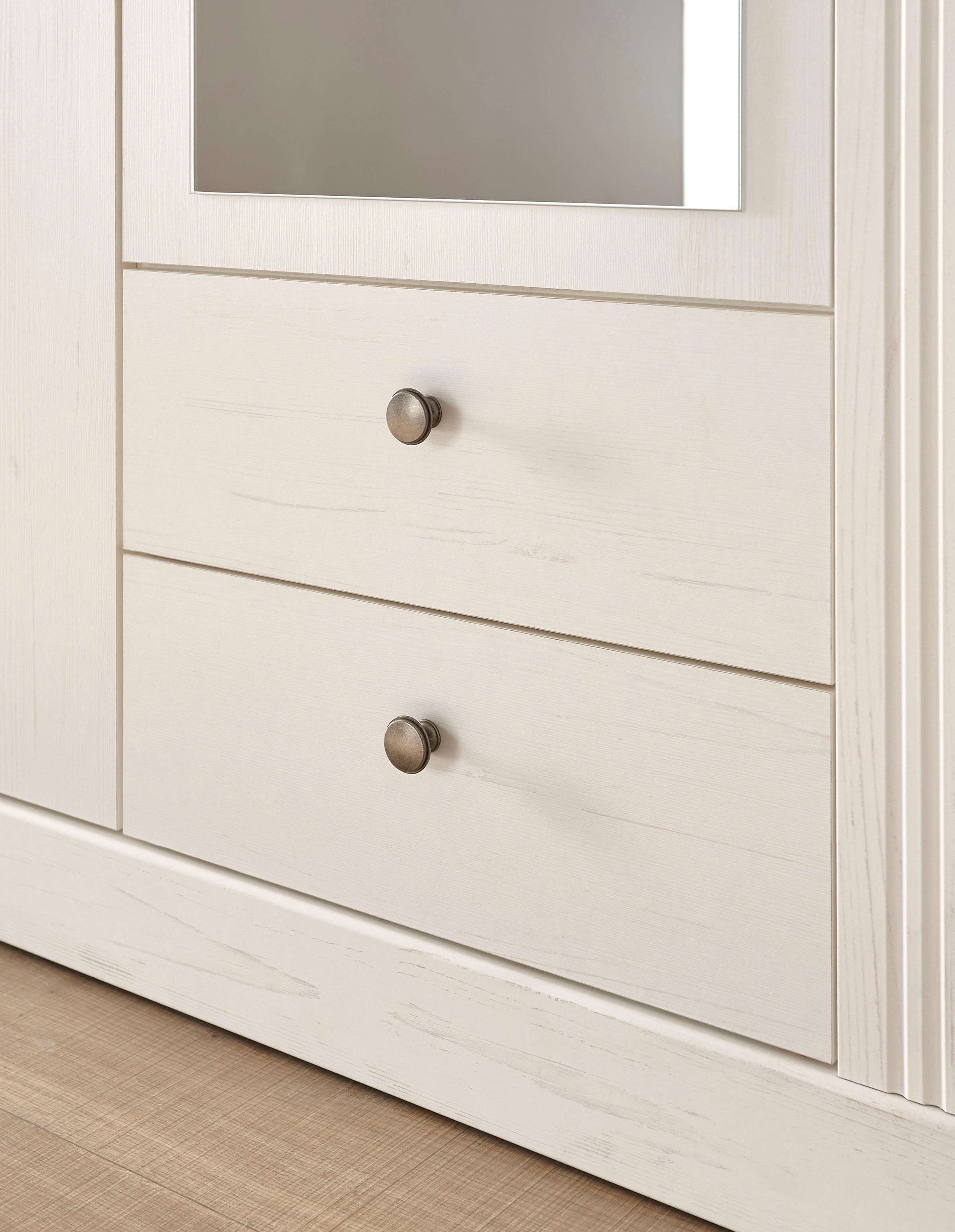 GOODproduct Schlafzimmer-Set »Westminster« beinhaltet 1 Bett, Kleiderschrank 3-türig und 2 Wandpaneele