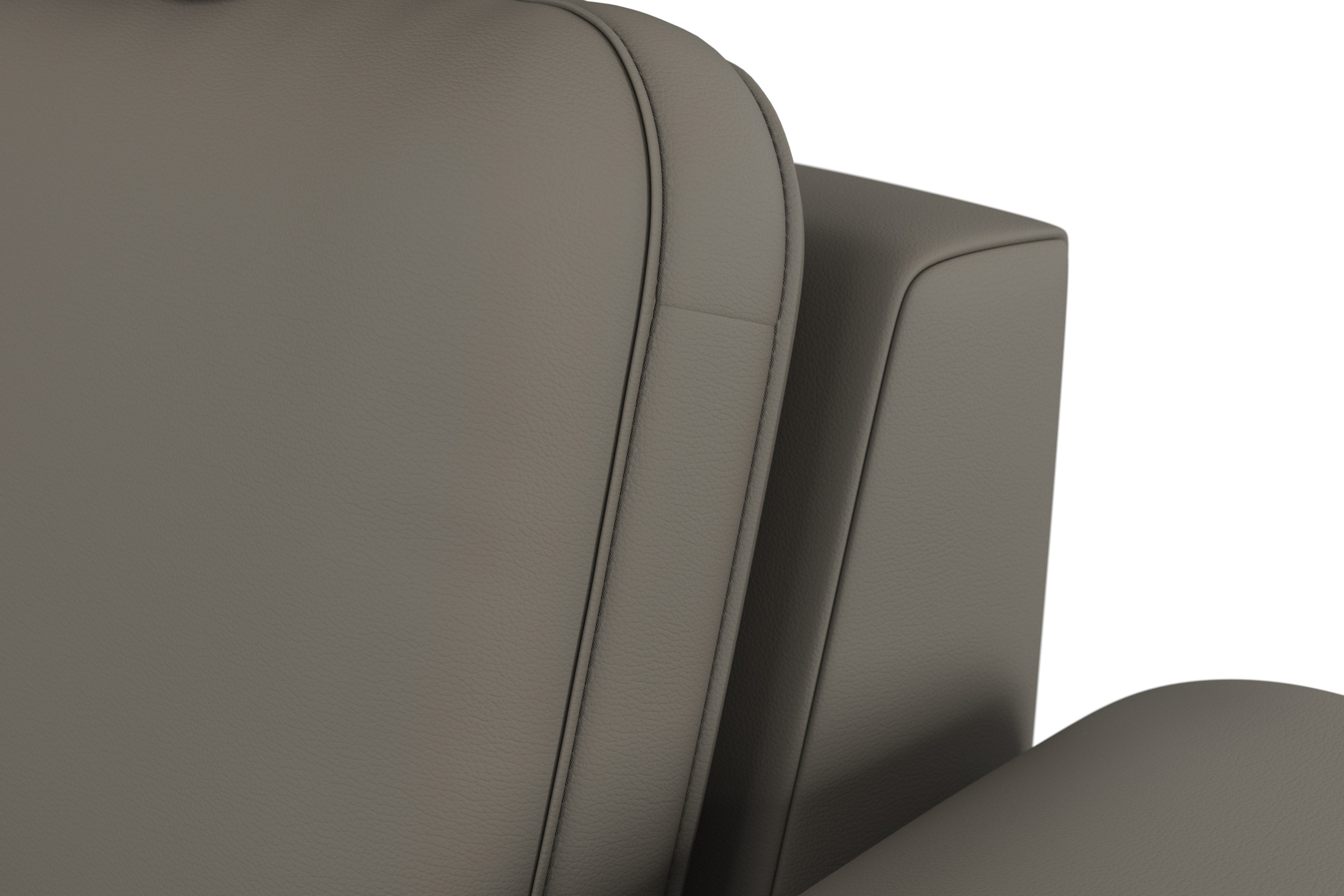 sit&more Ecksofa »Bendigo L-Form«, inklusive Sitztiefenverstellung, Bodenfreiheit 12 cm, in 2 Fussfarben