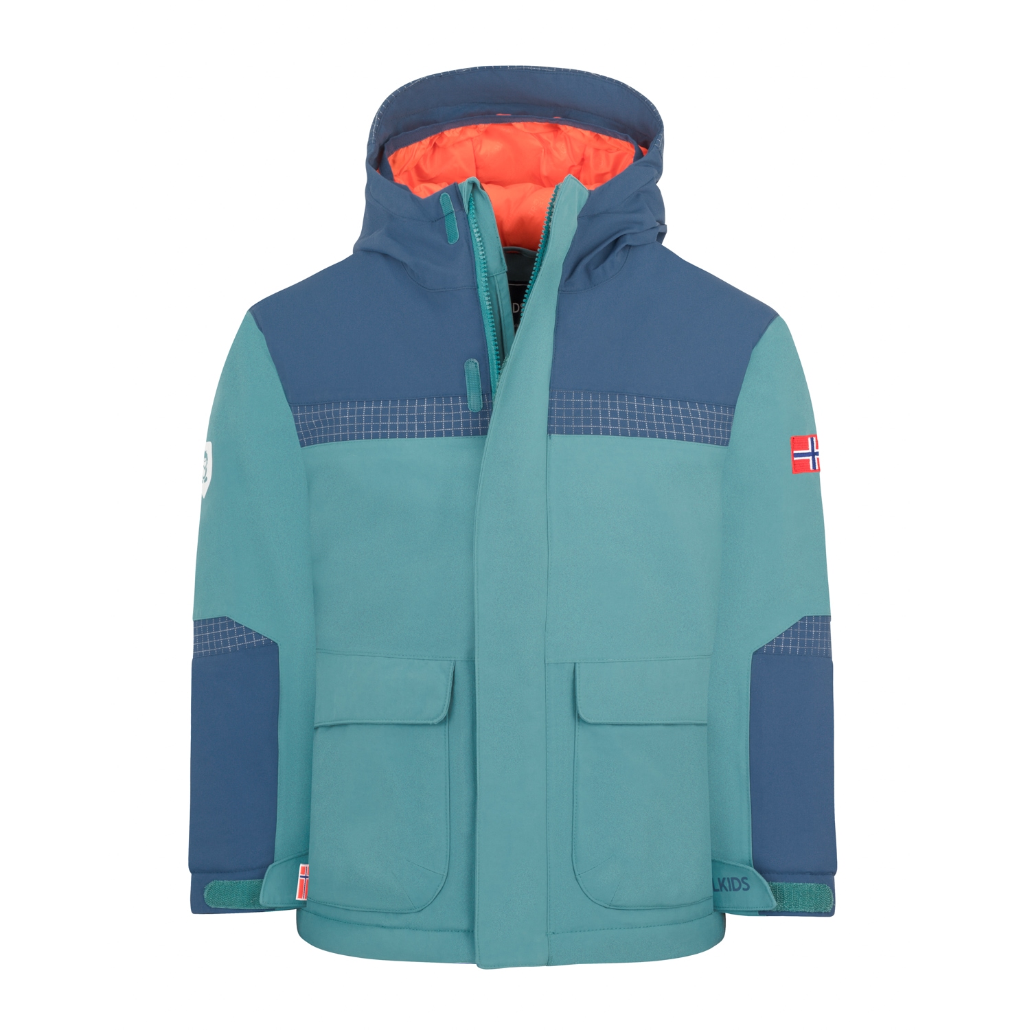 TROLLKIDS Winterjacke »KIDS FINNMARK JACKET XT« wasserdicht, winddicht, atmungsaktiv, warm gefüttert