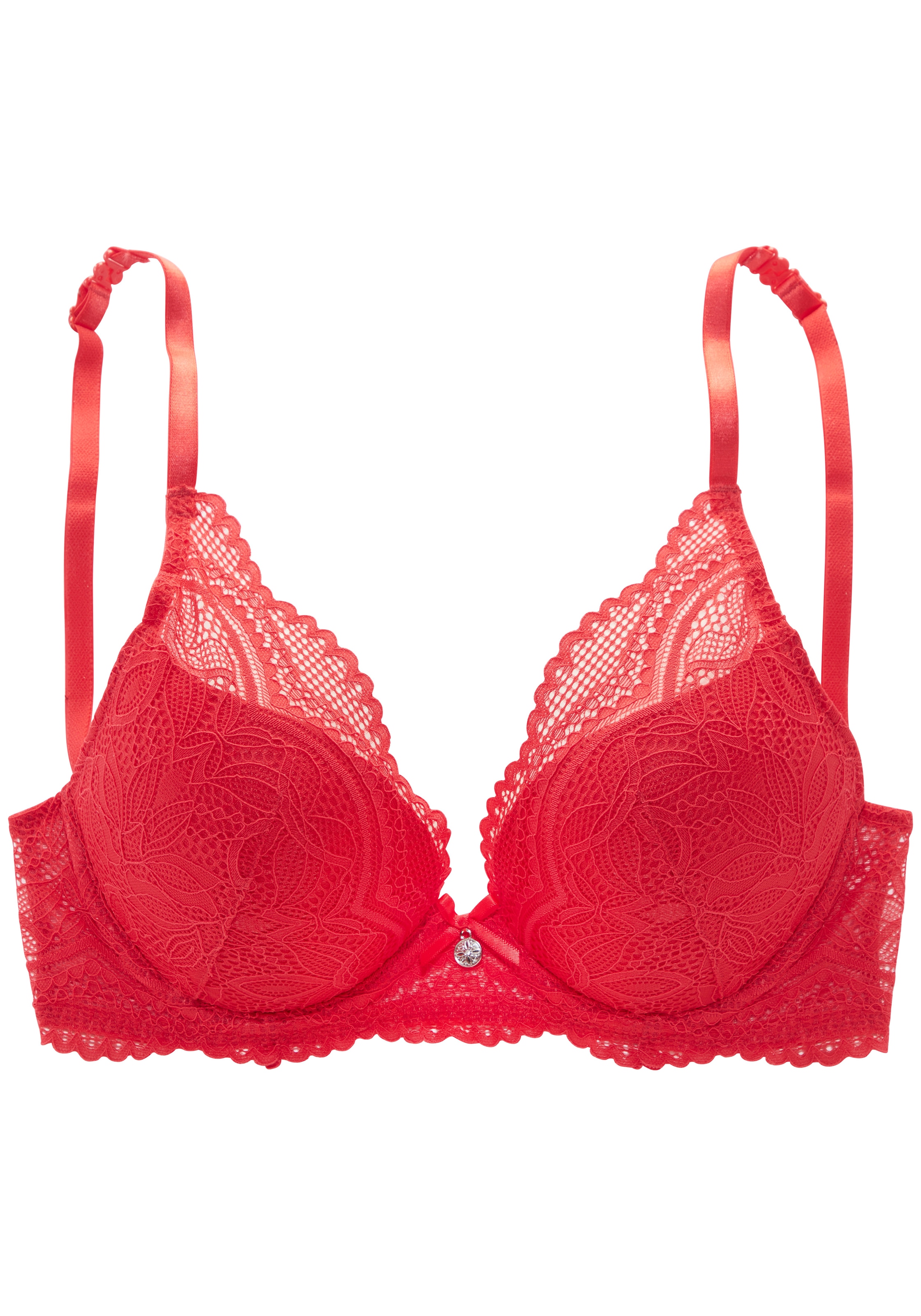 Nuance by Lascana Soutiens-gorge dos nu »Vivianna« avec différentes options de port, dentelle florale, lingerie