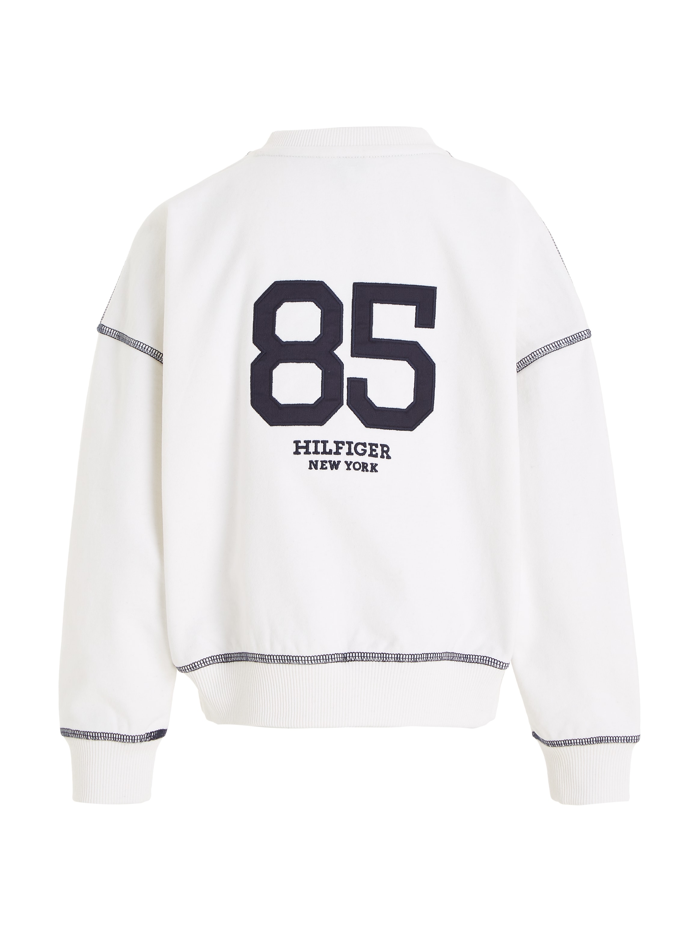 Tommy Hilfiger Sweatshirt »HILFIGER SCRIPT 85 SWEATSHIRT«, mit grossem Logo auf der Rückseite