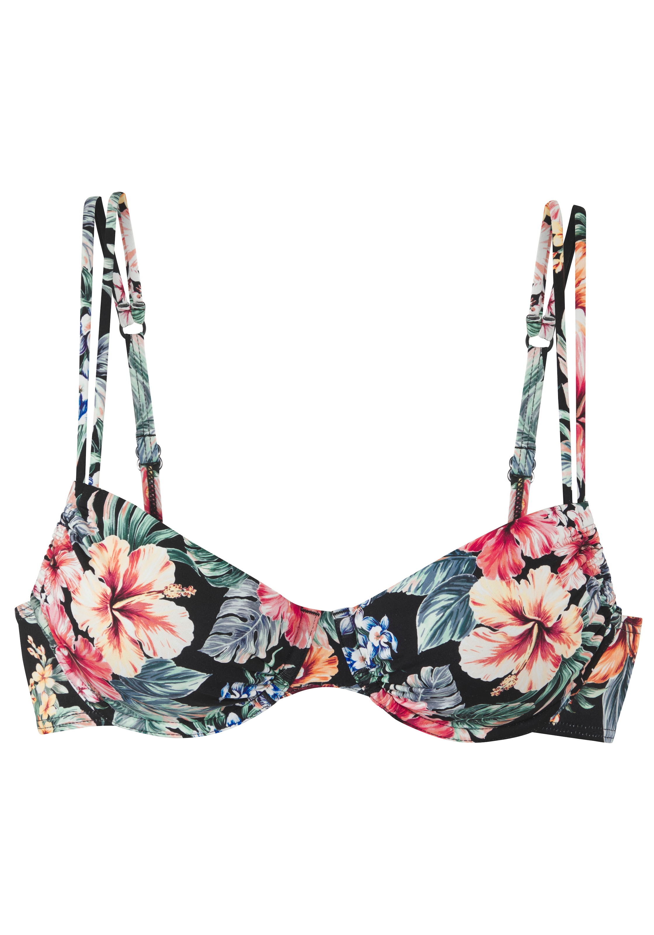 LASCANA Bügel-Bikini-Top »Salsa«, mit tollem Blumenprint