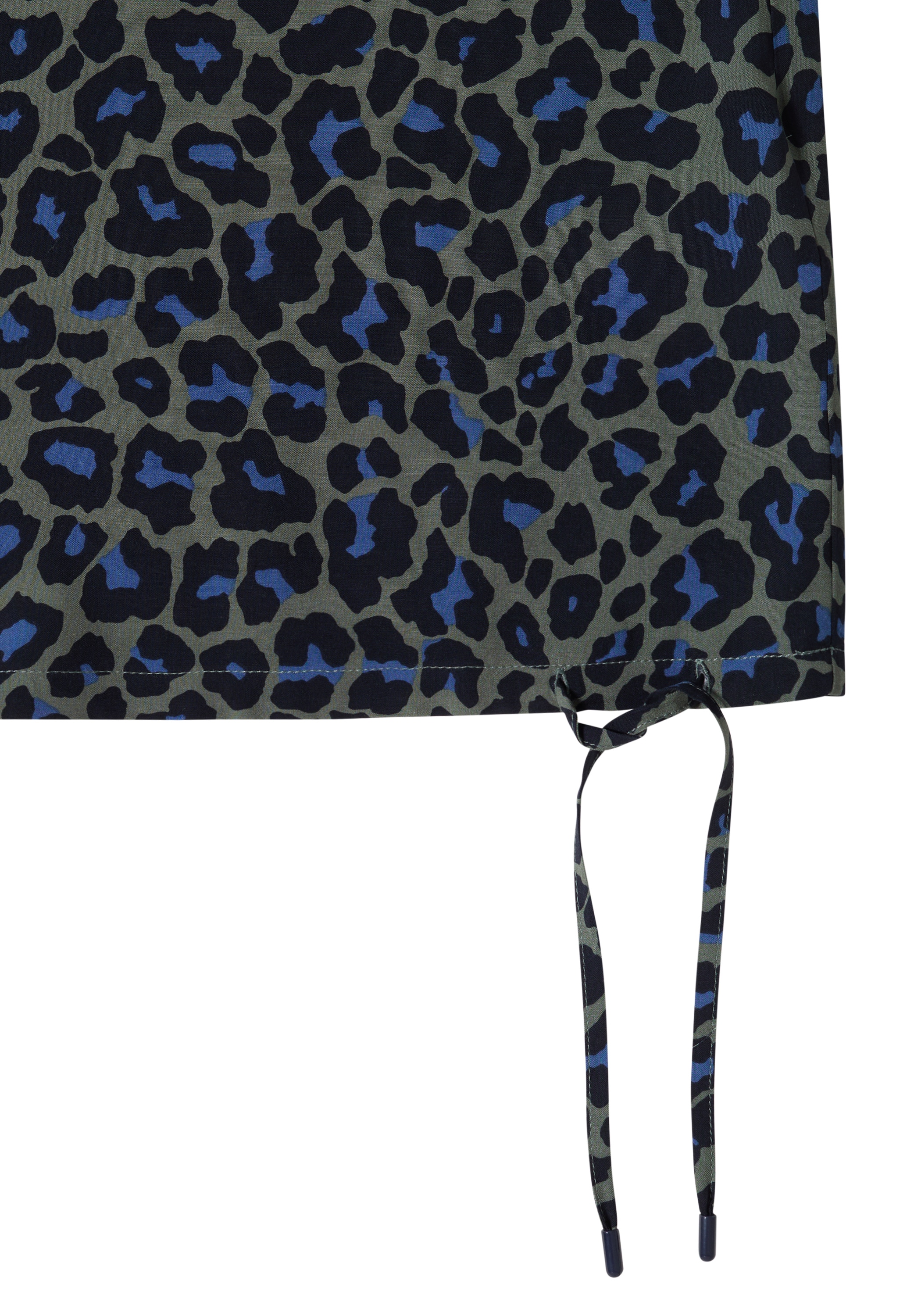 Cecil Chemisier à chemise avec imprimé animal, col rond, viscose