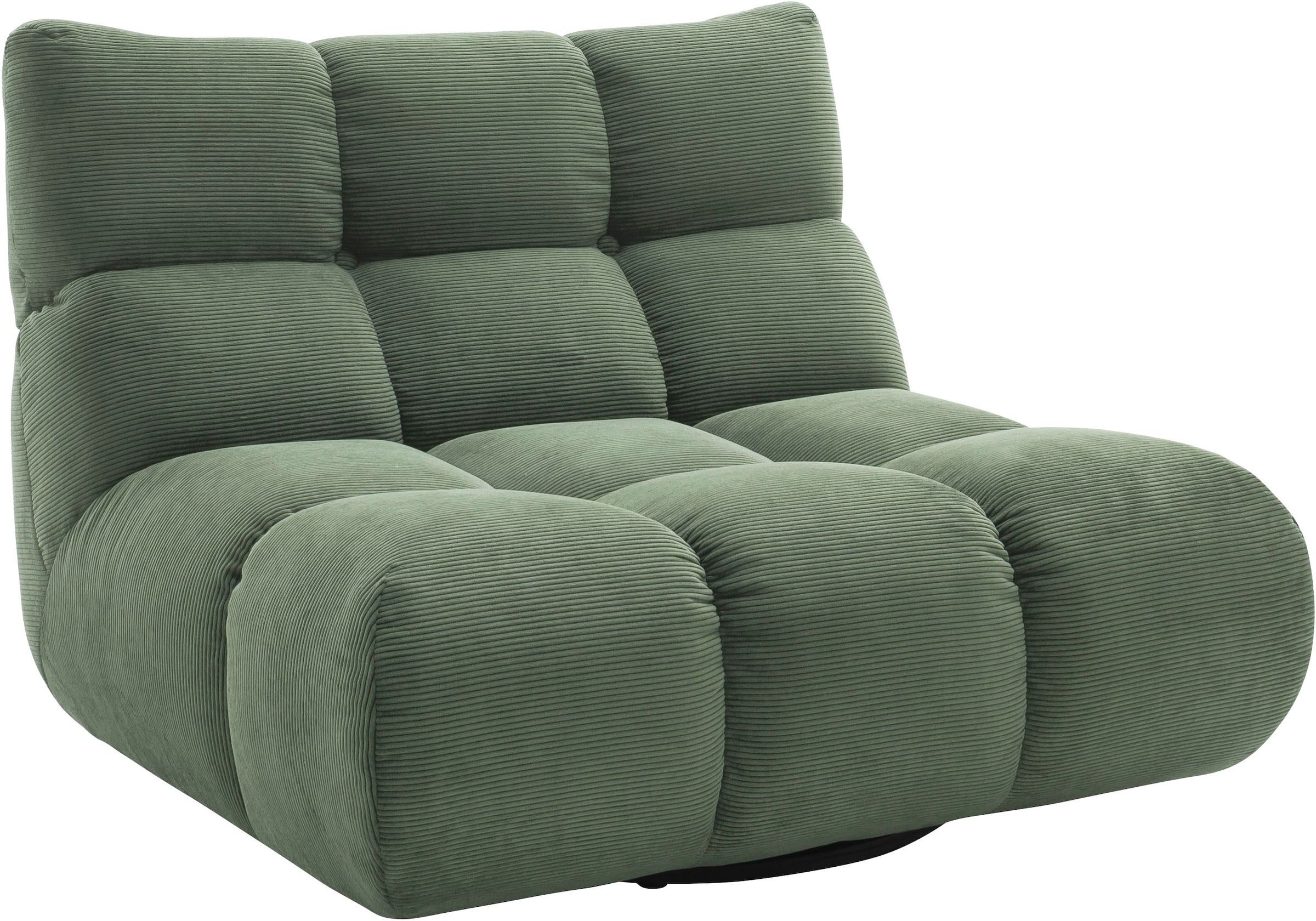 Home affaire 1,5 siège »Cozy Bubble, 360° drehbarer Sessel, Breite 107 cm« avec matelassage élégant, housse intégrale & rembourrage doux