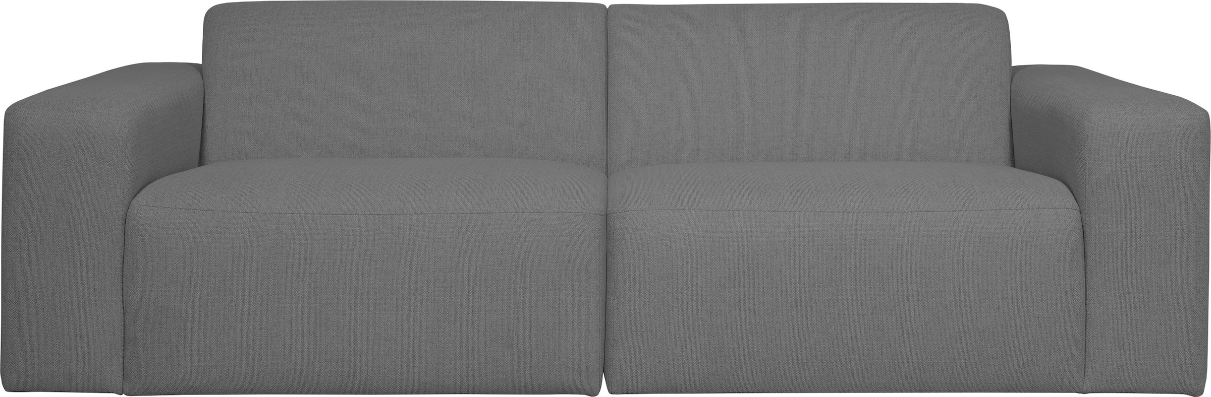 INOSIGN 3-Sitzer »Koa, 228 cm, Modulsofa in Webstoff, Cord«, Designsofa, weicher Lounge-Sitzkomfort, Welleunterfederung, bodentief