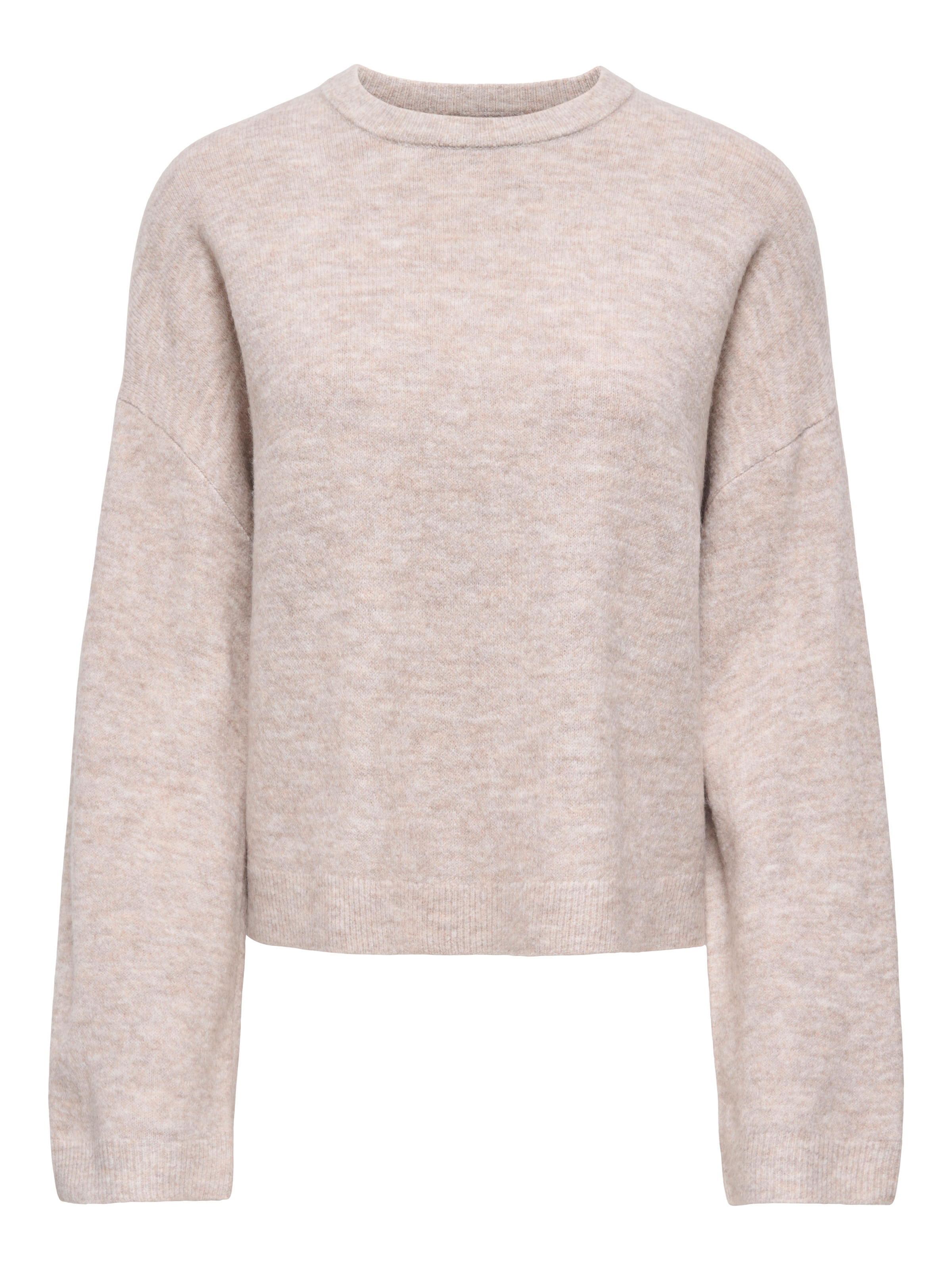ONLY Pull à col rond »ONLSIMONI L/S O-NECK PULLOVER KNT NOOS« Materialmix, regular fit