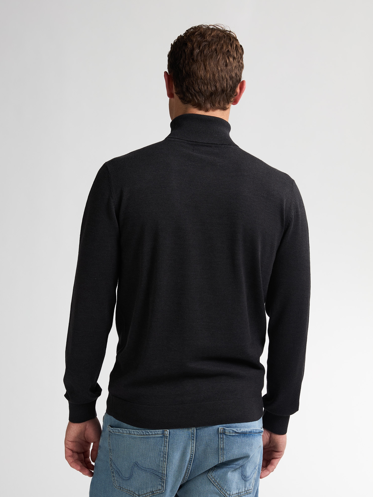 Petrol Industries Rollkragenpullover »Men Knitwear Collar Basi«, Pflegeleichter Materialmix mit Baumwollanteil