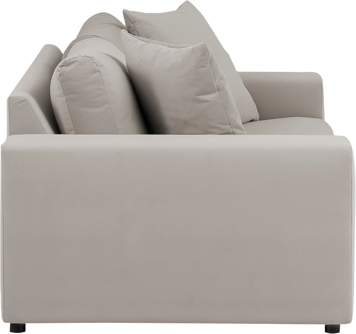 andas 3-Sitzer »SLEETLAND XXL in Samtvelours oder Vintage-Leder-Optik«, besonders gross und bequem