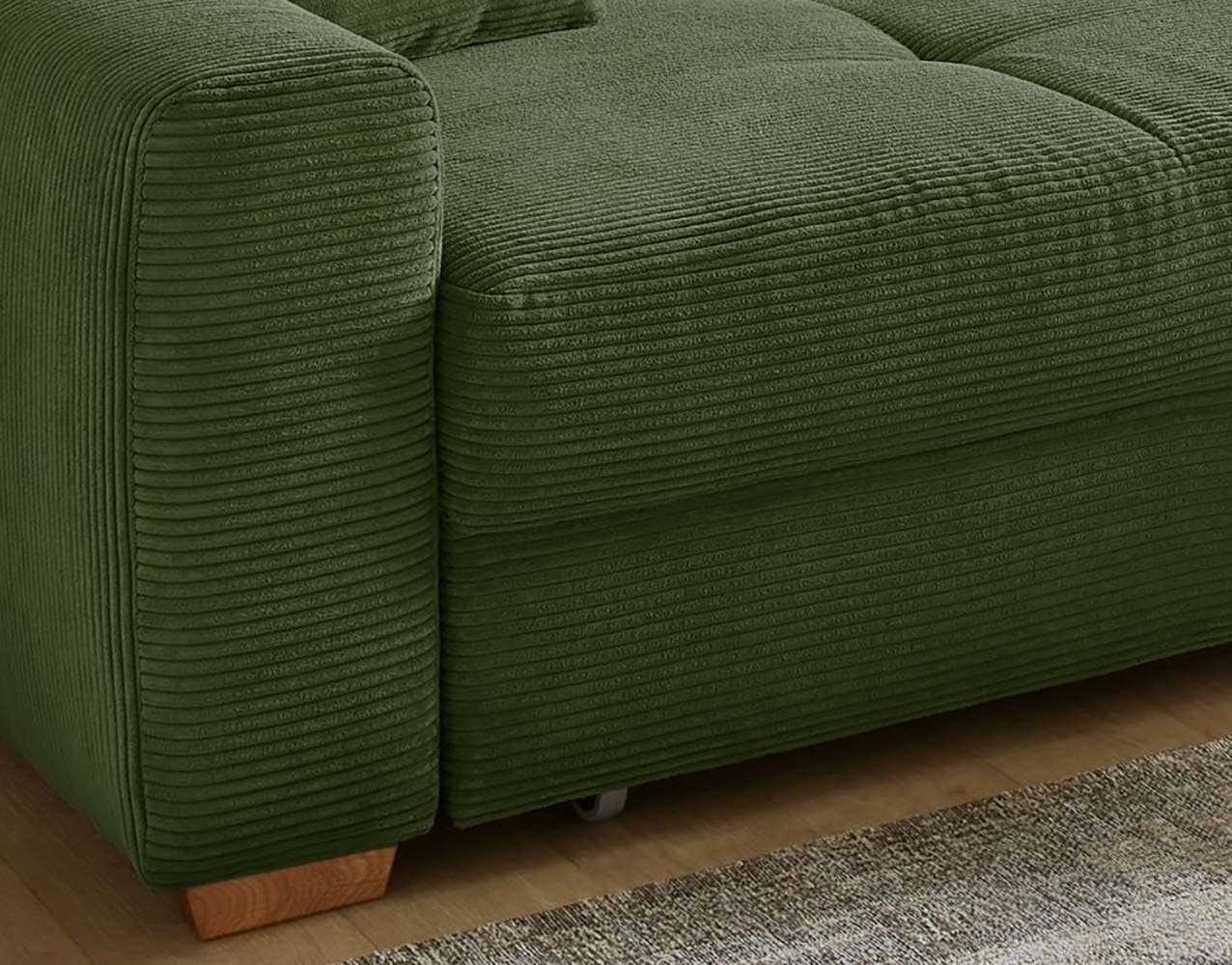 Jockenhöfer Gruppe Ecksofa »Slider L-Form, B: 277 cm Couch, 60cm elektrische Sitztiefenverstellung« 140kg Belastbarkeit, USB-Anschluss, Kopfteilverstellung & Zierkissen