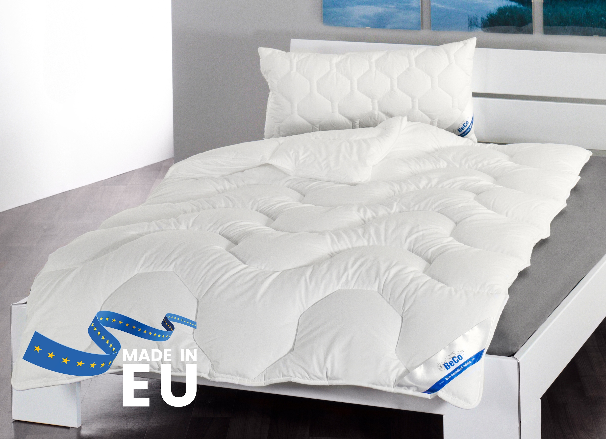 Image of Beco Kunstfaserbettdecke "Wellness XXL, kuschelig dicke Winterdecken" polarwarm Füllung Polyester 1 Stk. tlg. in den Grössen 135x200 6 155x220 cm. Hergestellt in EU