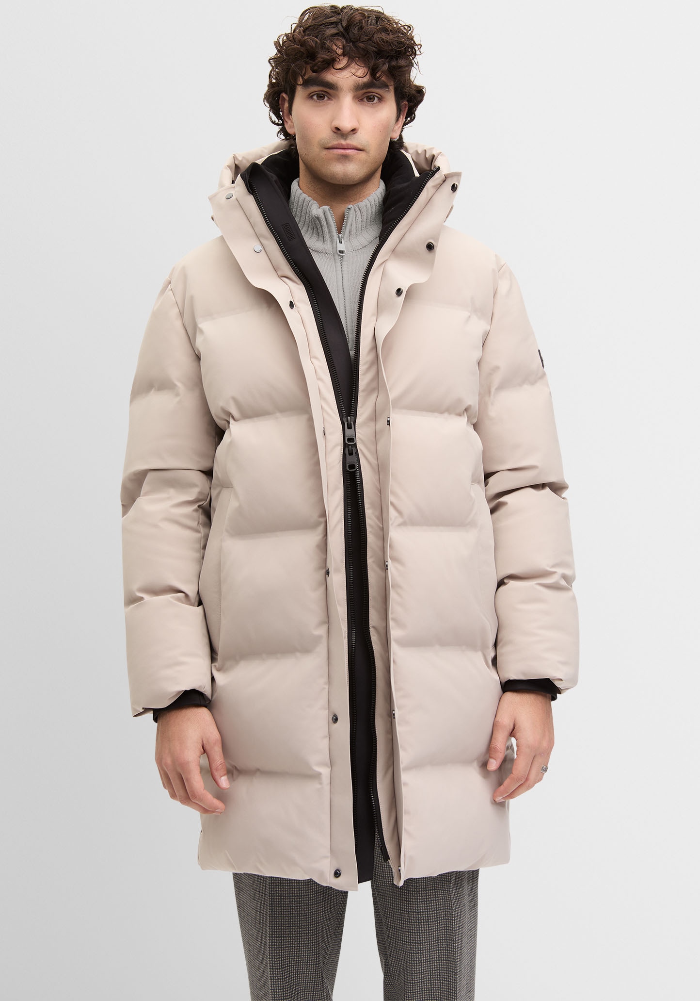 Image of Cinque Parka "CITHERMAL" mit Kapuze mit Logopatch