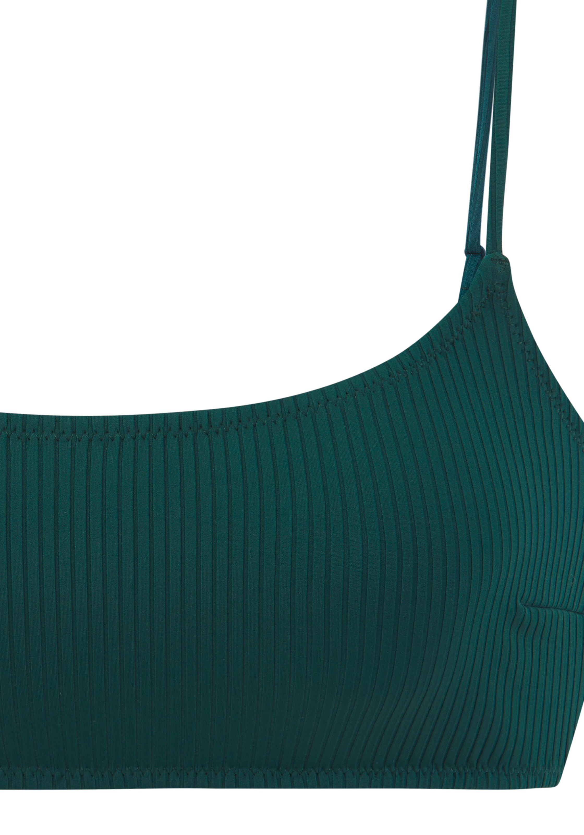 Elbsand Bustier-Bikini, aus trendiger Rippware