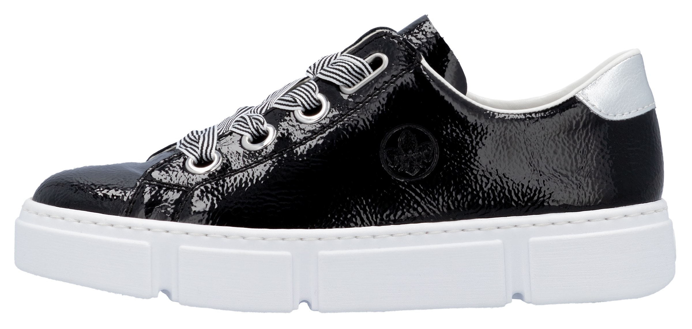 Rieker Sneaker, mit trendigen Schnürsenkeln, Freizeitschuh, Halbschuh, Schnürschuh